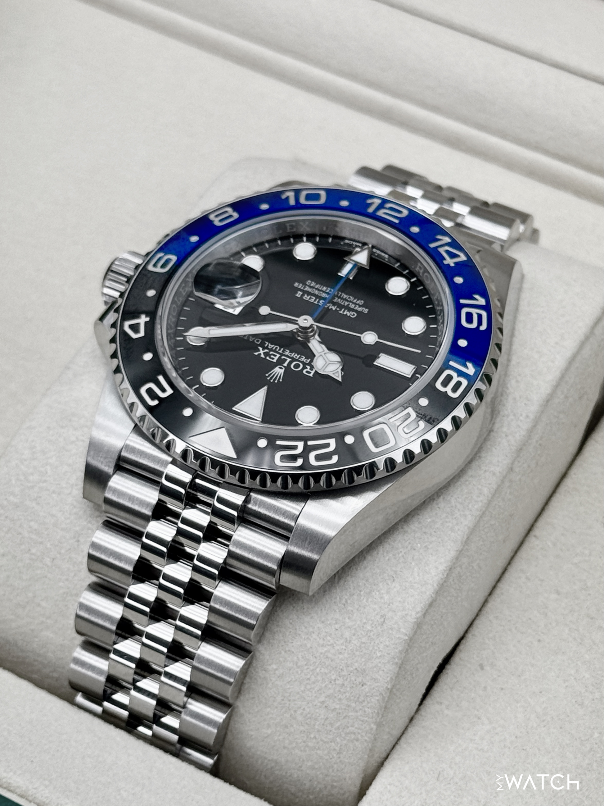 NEW 2025 Rolex GMT-Master II "Batgirl" 40mm 126710BLNR Jubilee - MyWatchLLC