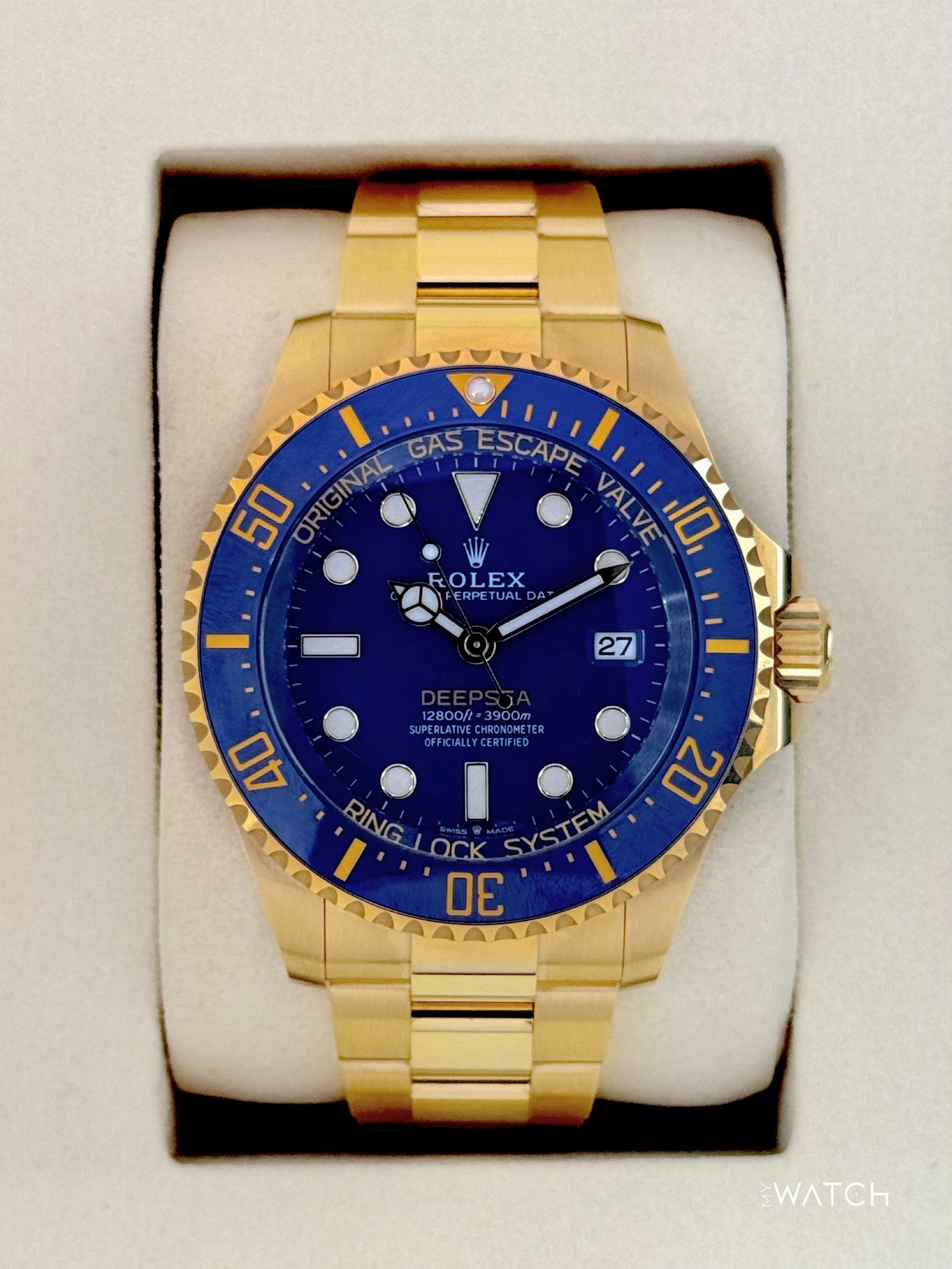 NEW 2025 Rolex Deepsea 44mm 136668LB Yellow Gold Blue Dial