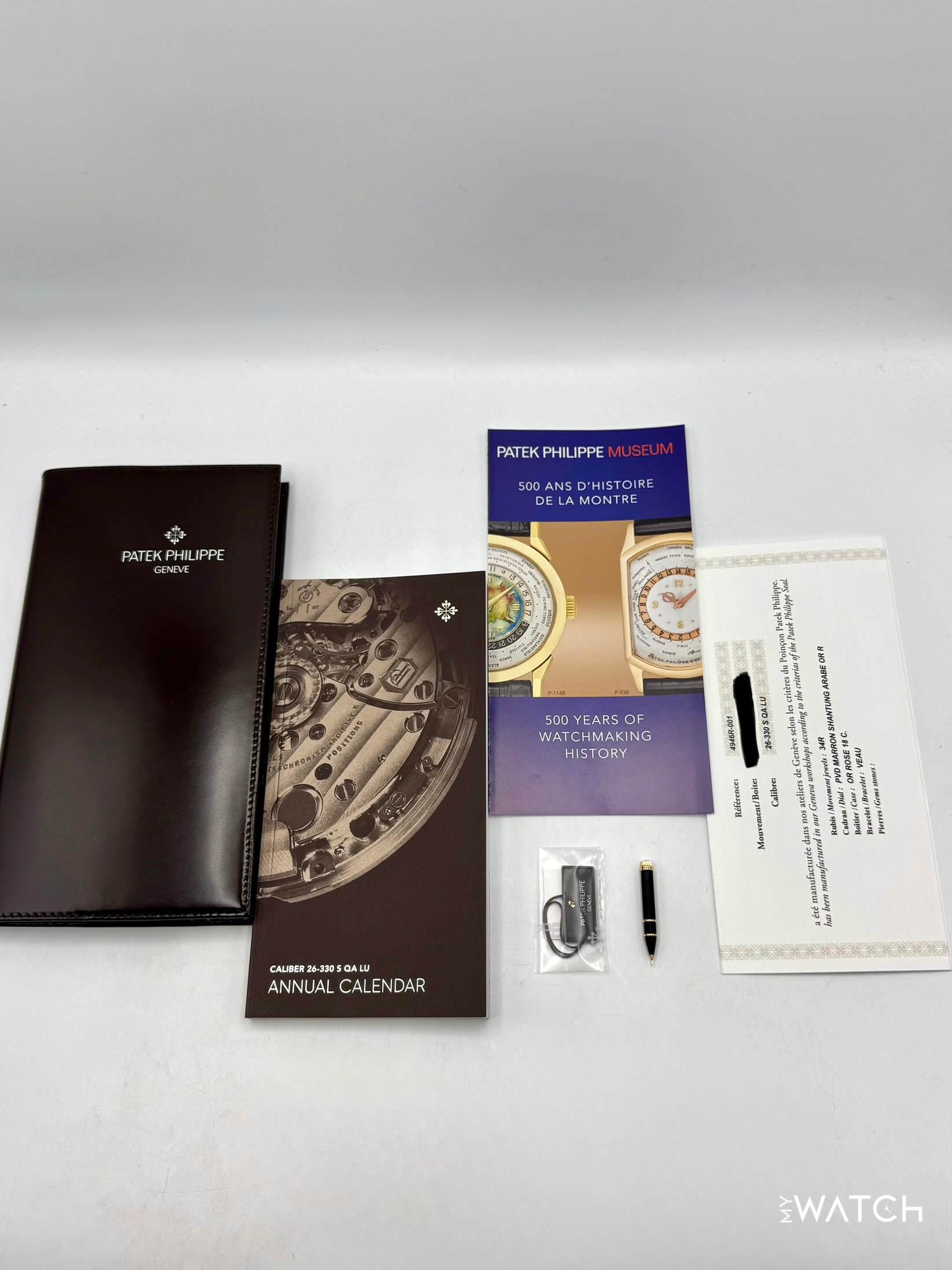 NEW 2026 Patek Philippe Annual Calendar 39mm 4946R Rose Gold Brown Dial - MyWatchLLC