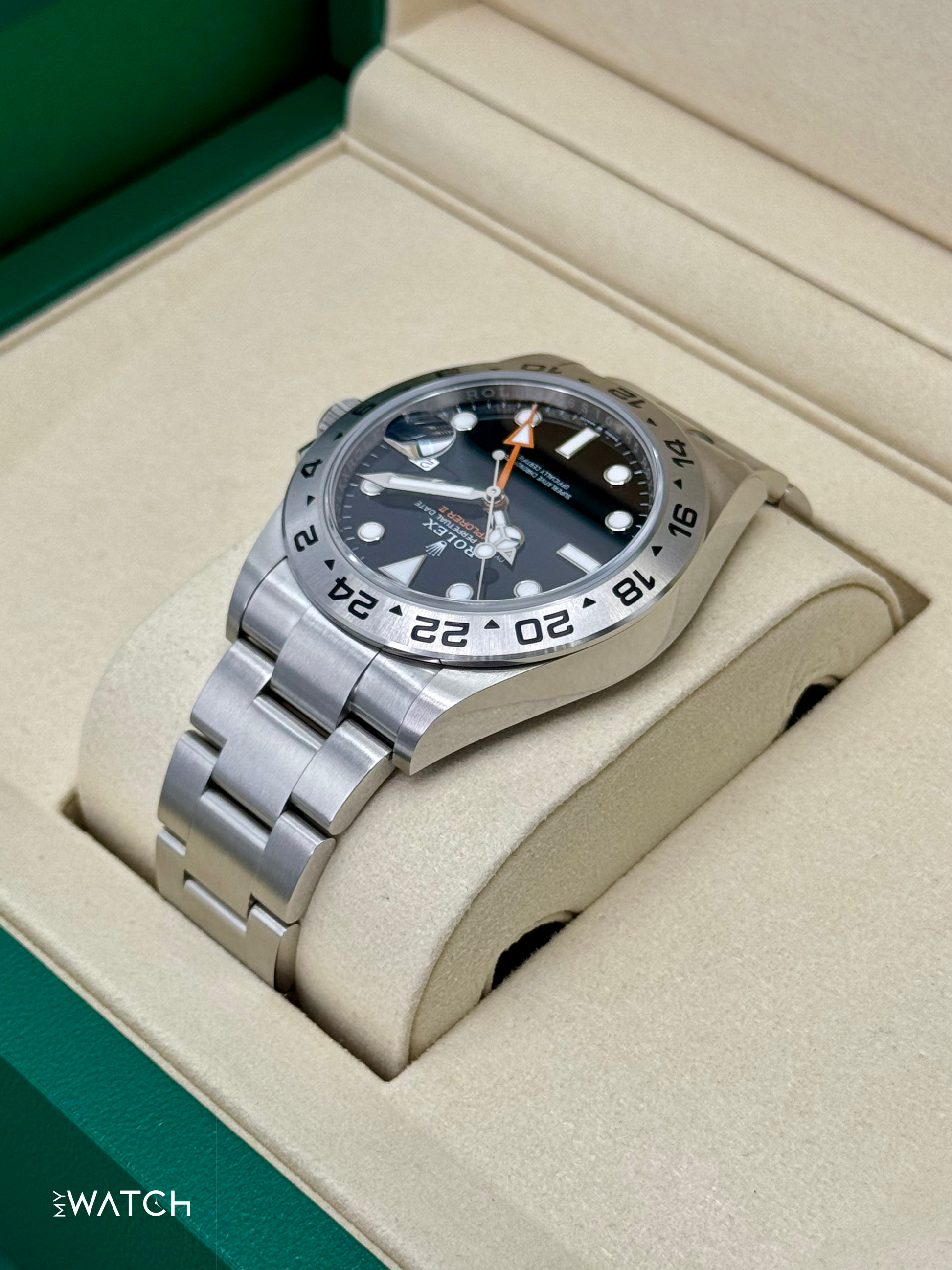 NEW 2025 Rolex Explorer II 42mm 226570 Black Dial - MyWatchLLC