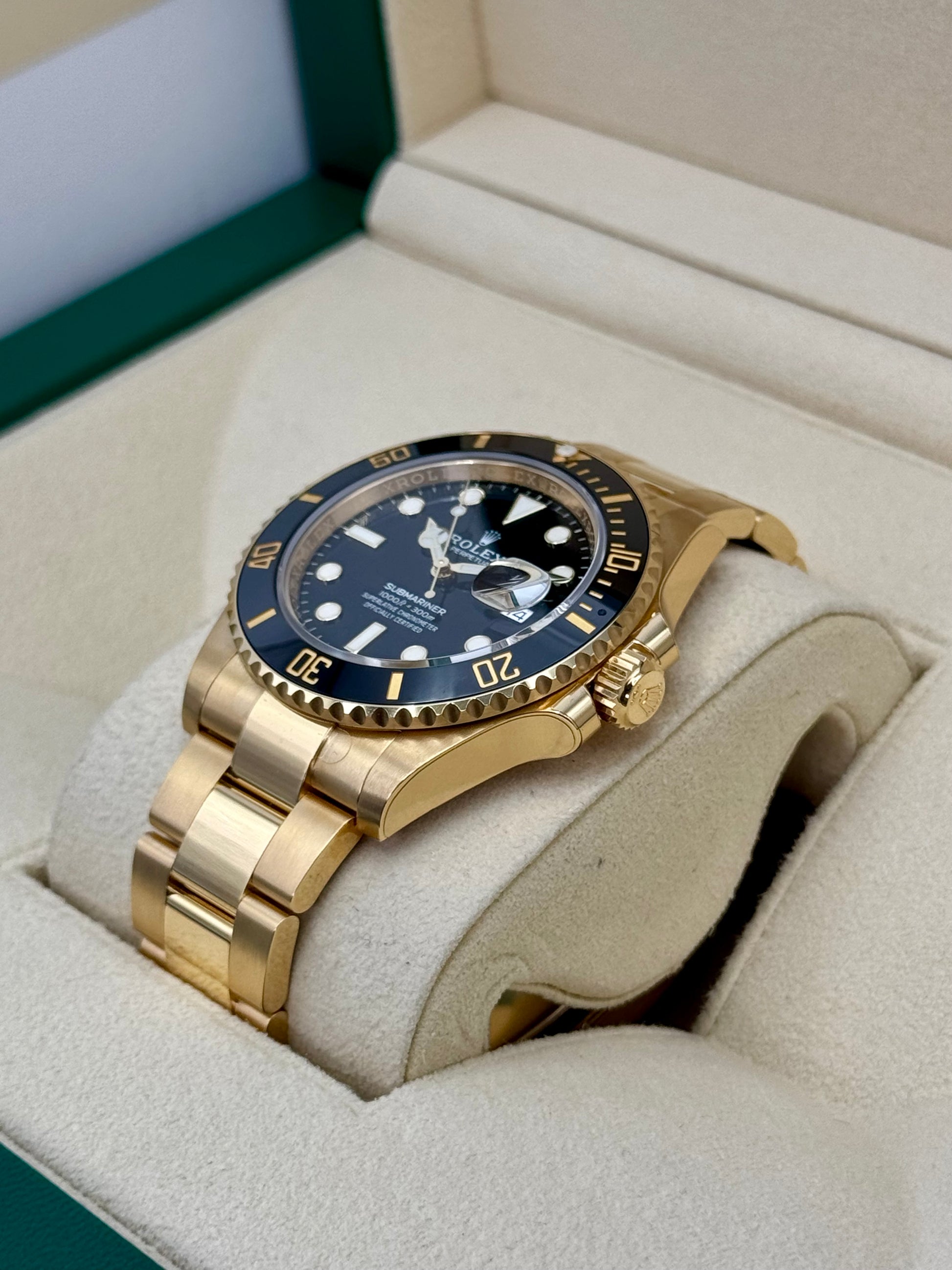 2021 Rolex Submariner 41mm 126618LN Yellow Gold Black Dial - MyWatchLLC