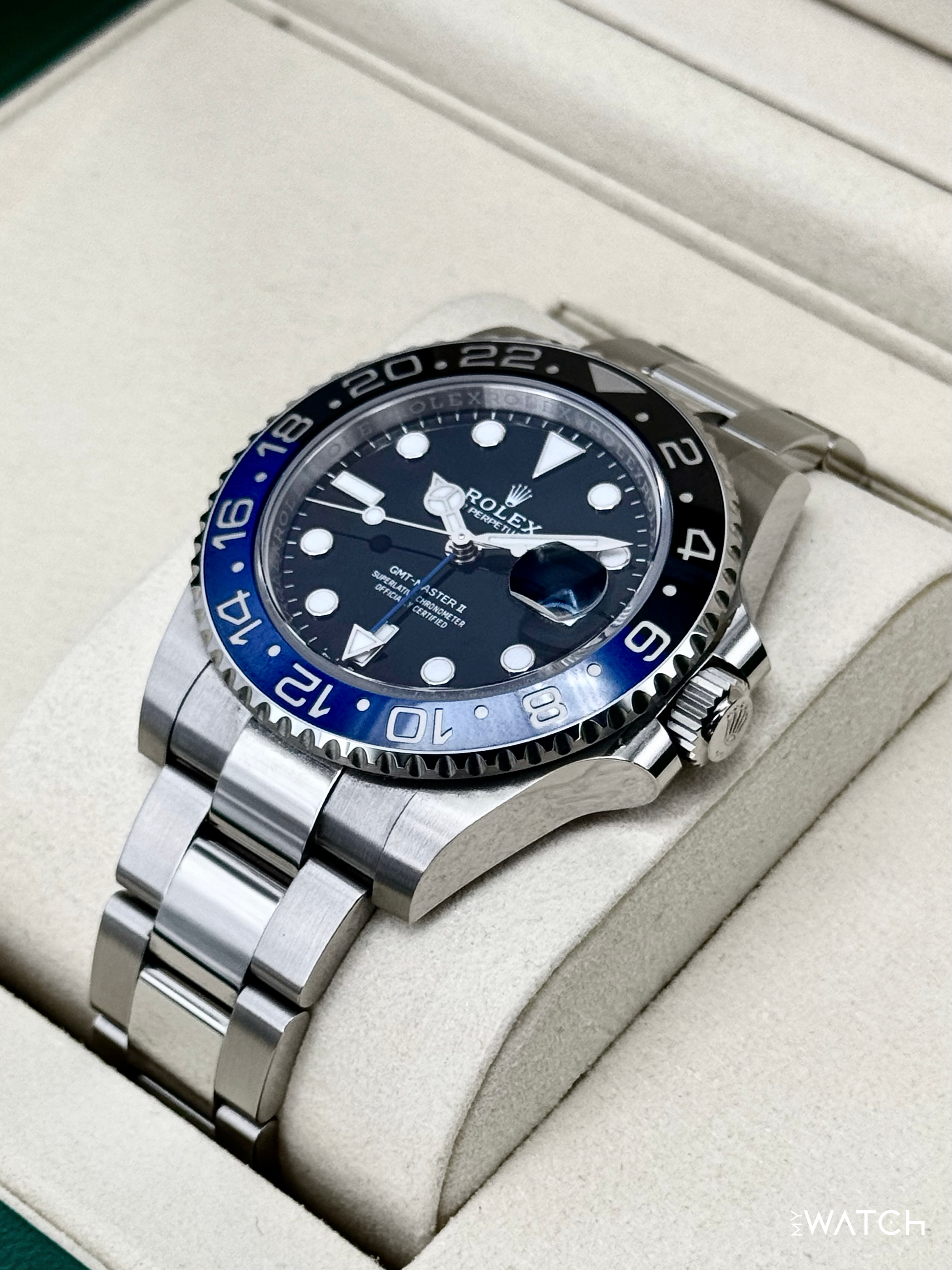 2026 Rolex GMT-Master II "Batman" 40mm 126710BLNR Oyster - MyWatchLLC