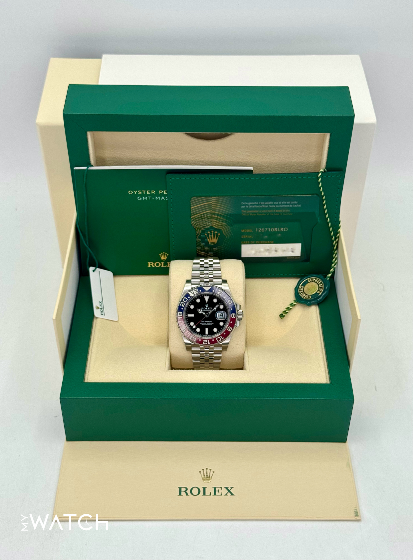 2023 Rolex GMT-Master II "Pepsi" 40mm 126710BLRO Jubilee