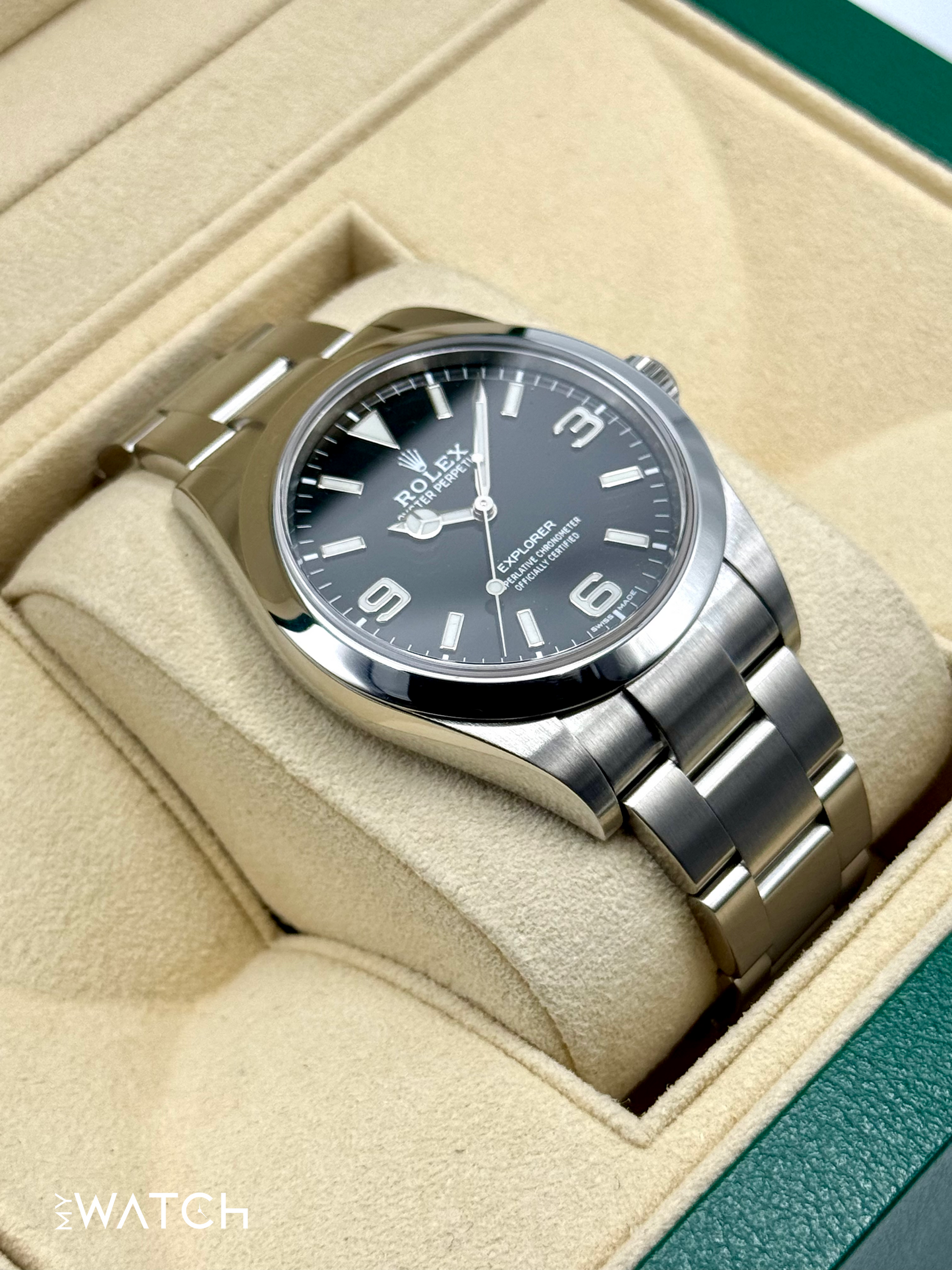 2020 Rolex Explorer 39mm 214270 Stainless Steel Black Dial - MyWatchLLC