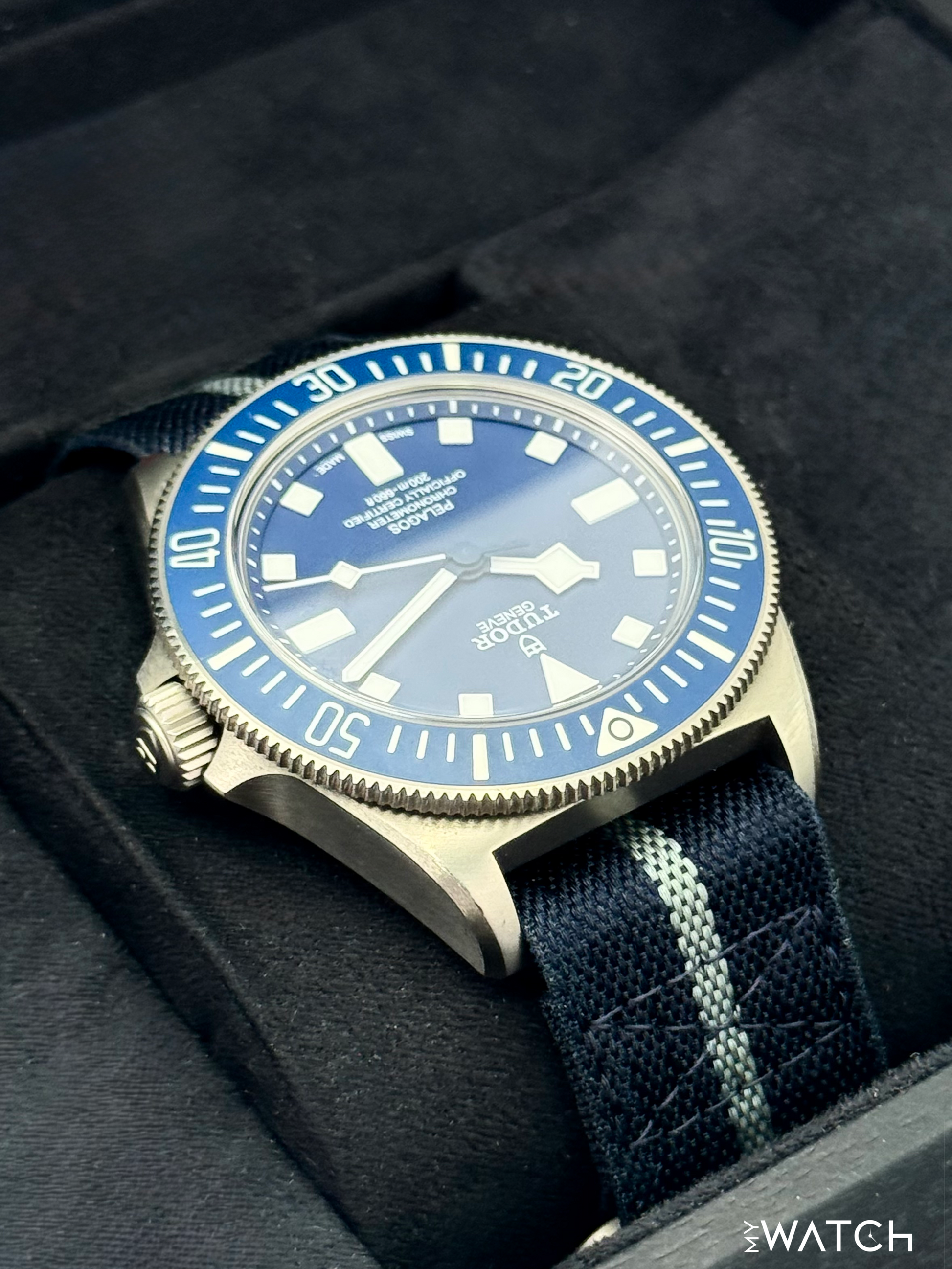 2022 Tudor Pelagos Fxd 42mm 25707B/22 Titanium Blue Dial - MyWatchLLC