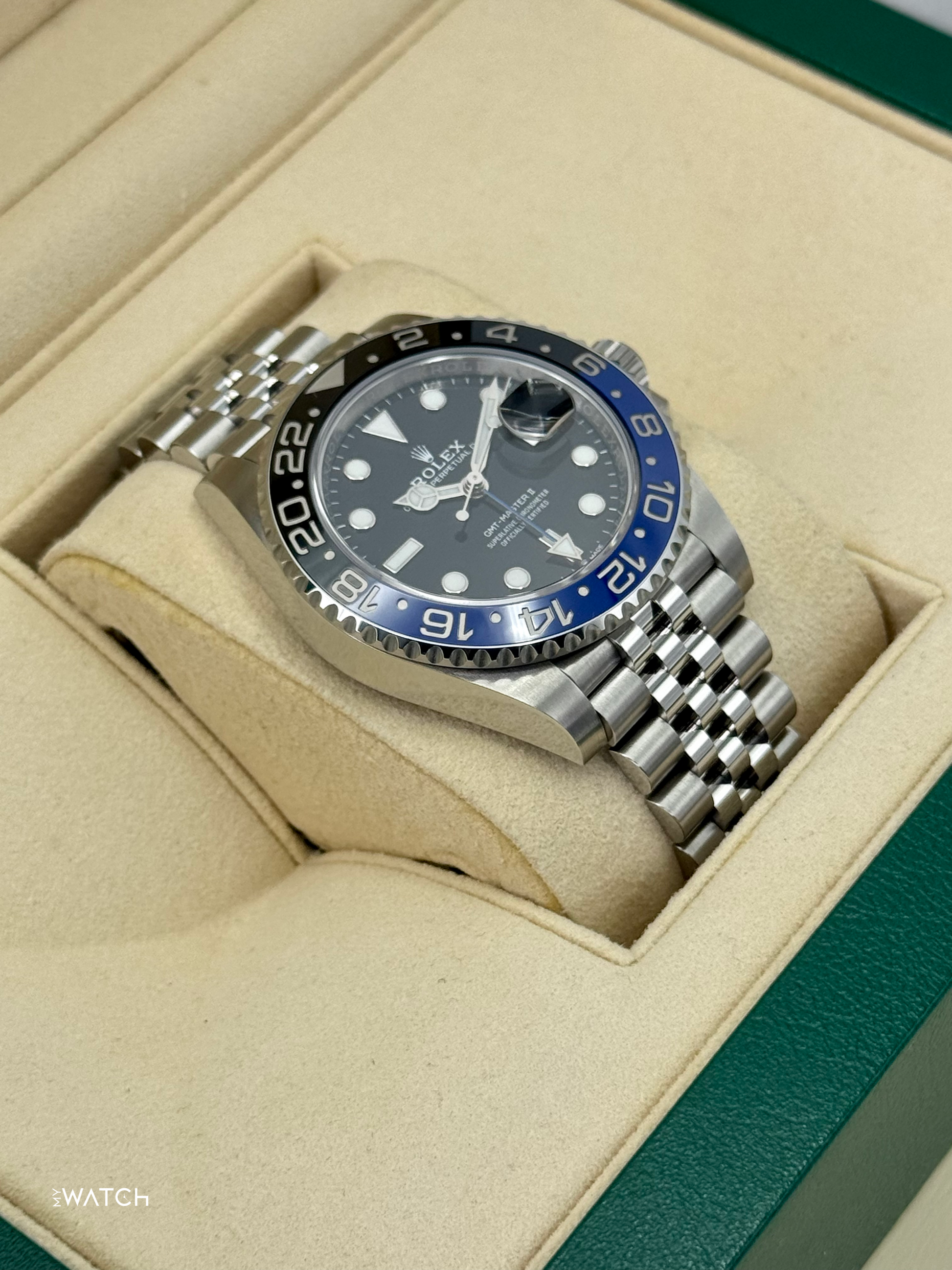 2019 Rolex GMT-Master II "Batgirl" 40mm 126710BLNR Jubilee - MyWatchLLC
