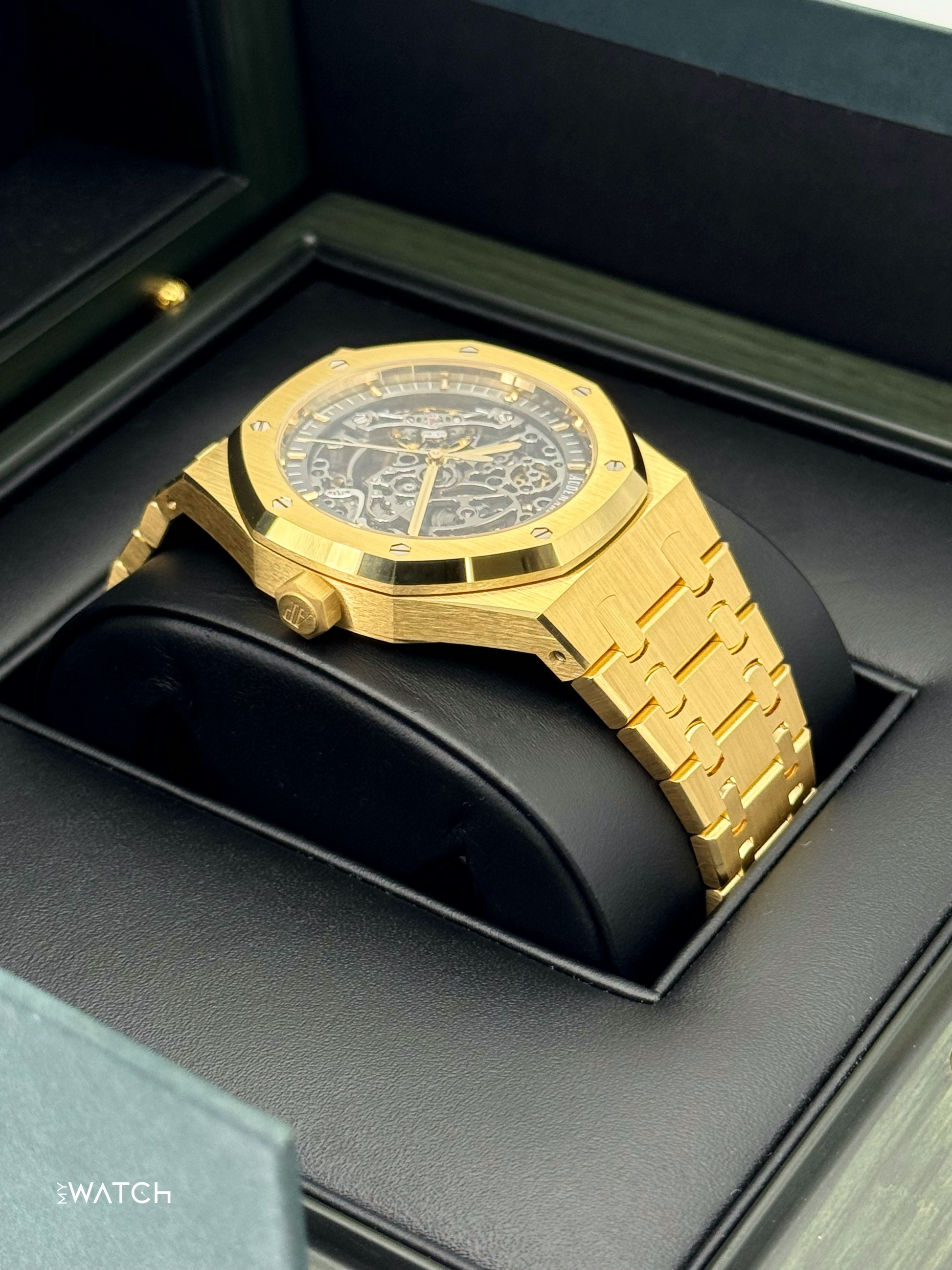 NEW 2025 Audemars Piguet Royal Oak 41mm 15407BA Double Balance Wheel Openworked - MyWatchLLC