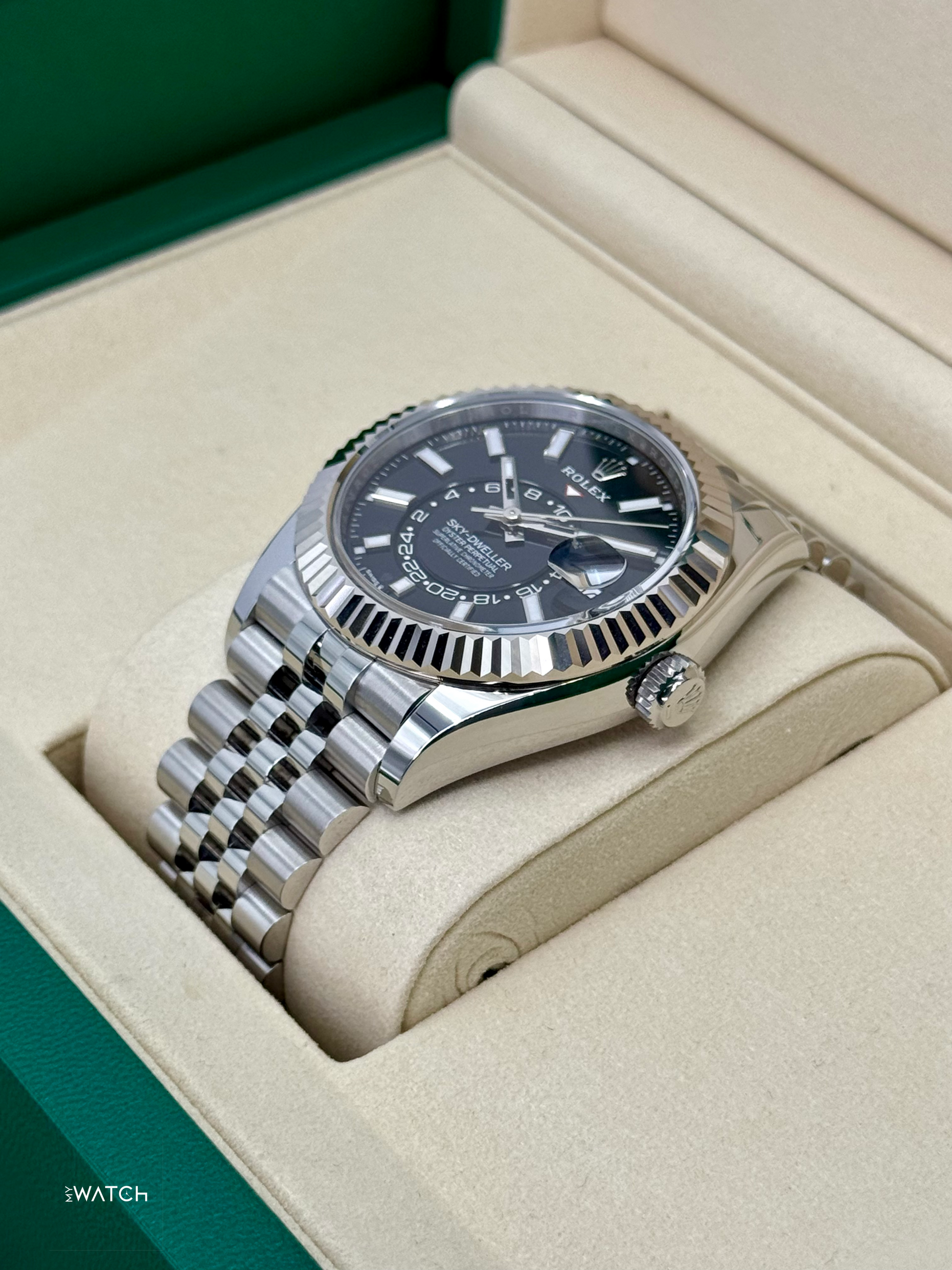 NEW 2025 Rolex Sky-Dweller 42mm 336934 Jubilee Black Dial - MyWatchLLC