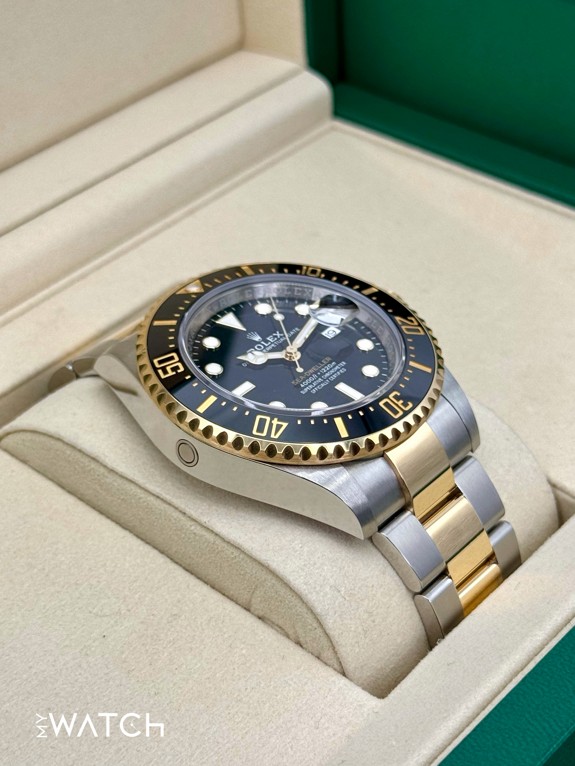 New 2025 Rolex Sea-Dweller 43mm 126603 Two-Tone Black Dial - MyWatchLLC