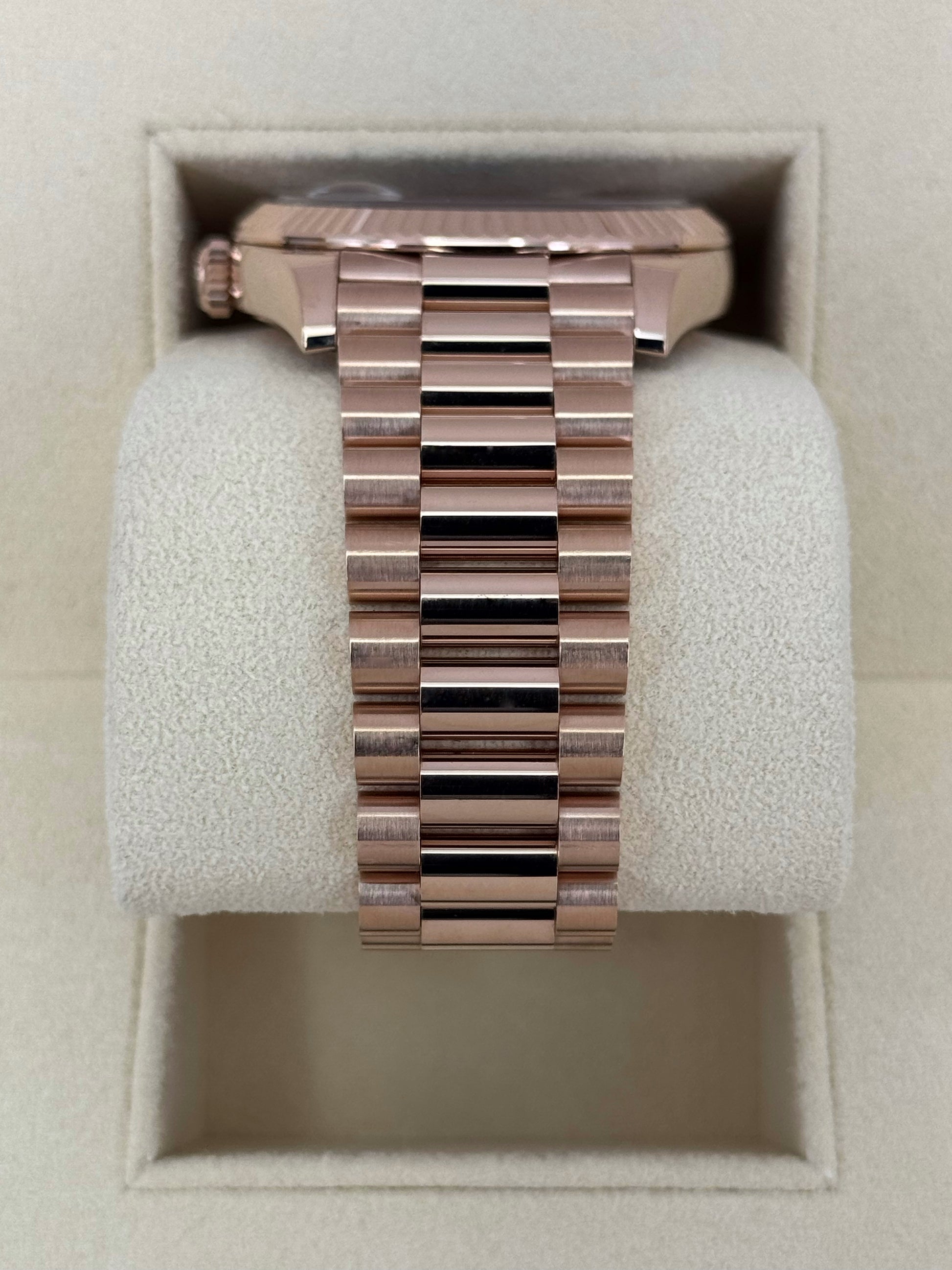 2024 Rolex Day-Date 40mm 228235 Rose Gold Chocolate Dial - MyWatchLLC