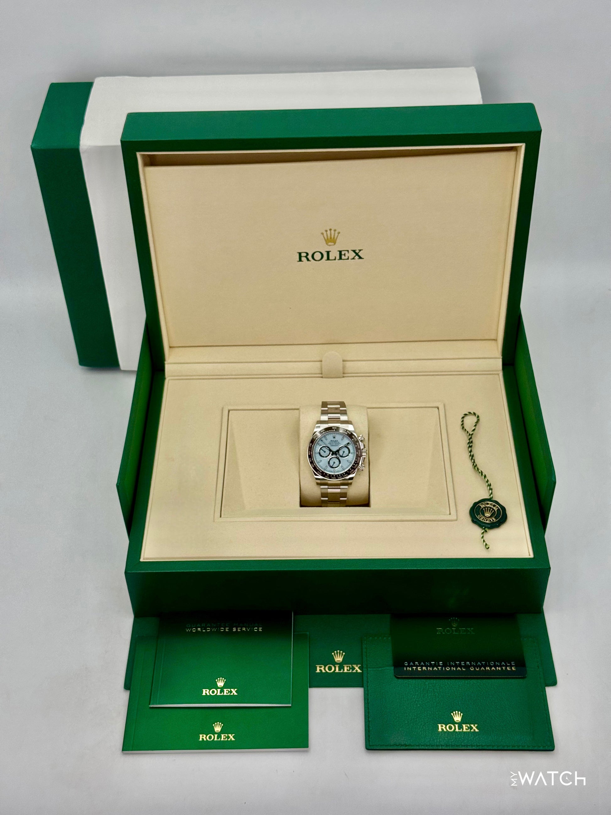 NEW 2026 Rolex Daytona 40mm 126506 Platinum Ice Blue Dial - MyWatchLLC