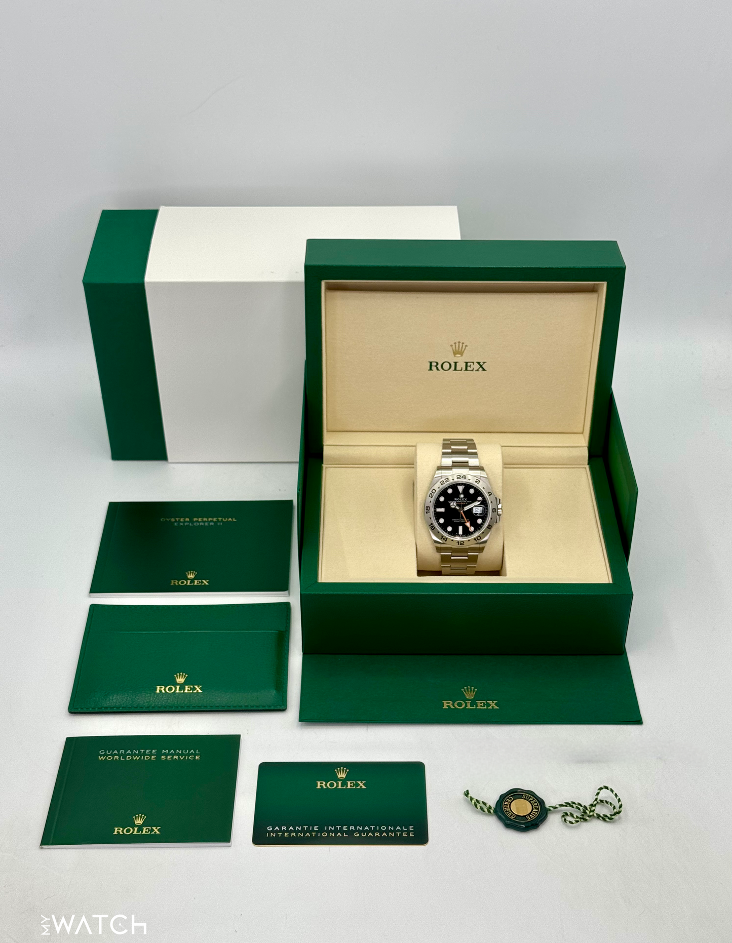 NEW 2026 Rolex Explorer II 42mm 226570 Stainless Steel Black Dial - MyWatchLLC