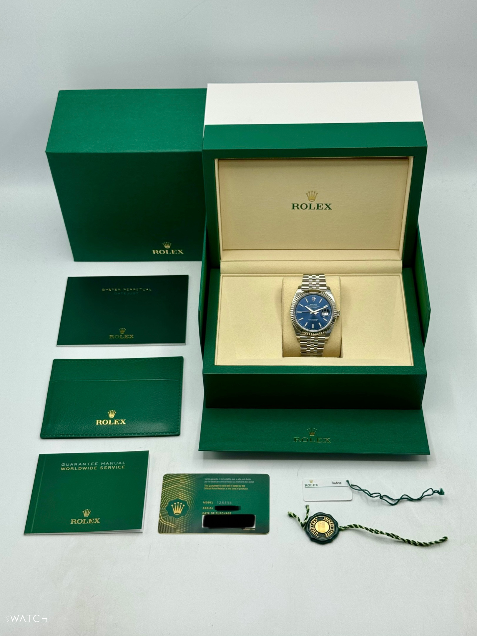 NEW 2025 Rolex Datejust 41mm 126334 Stainless Steel Jubilee Blue Dial - MyWatchLLC