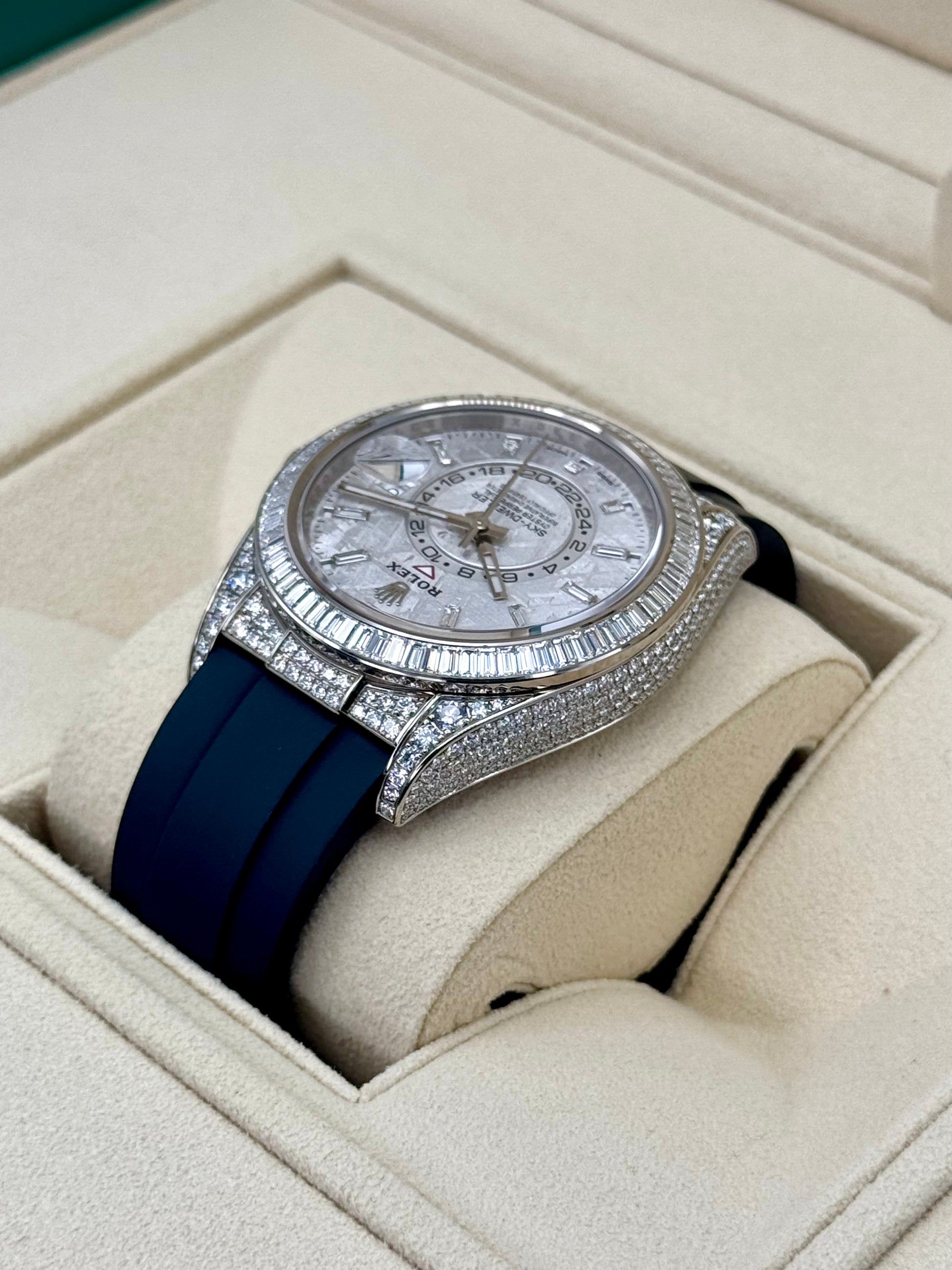 NEW 2023 Rolex Sky-Dweller Meteorite Diamond Watch 326259TBR - MyWatchLLC