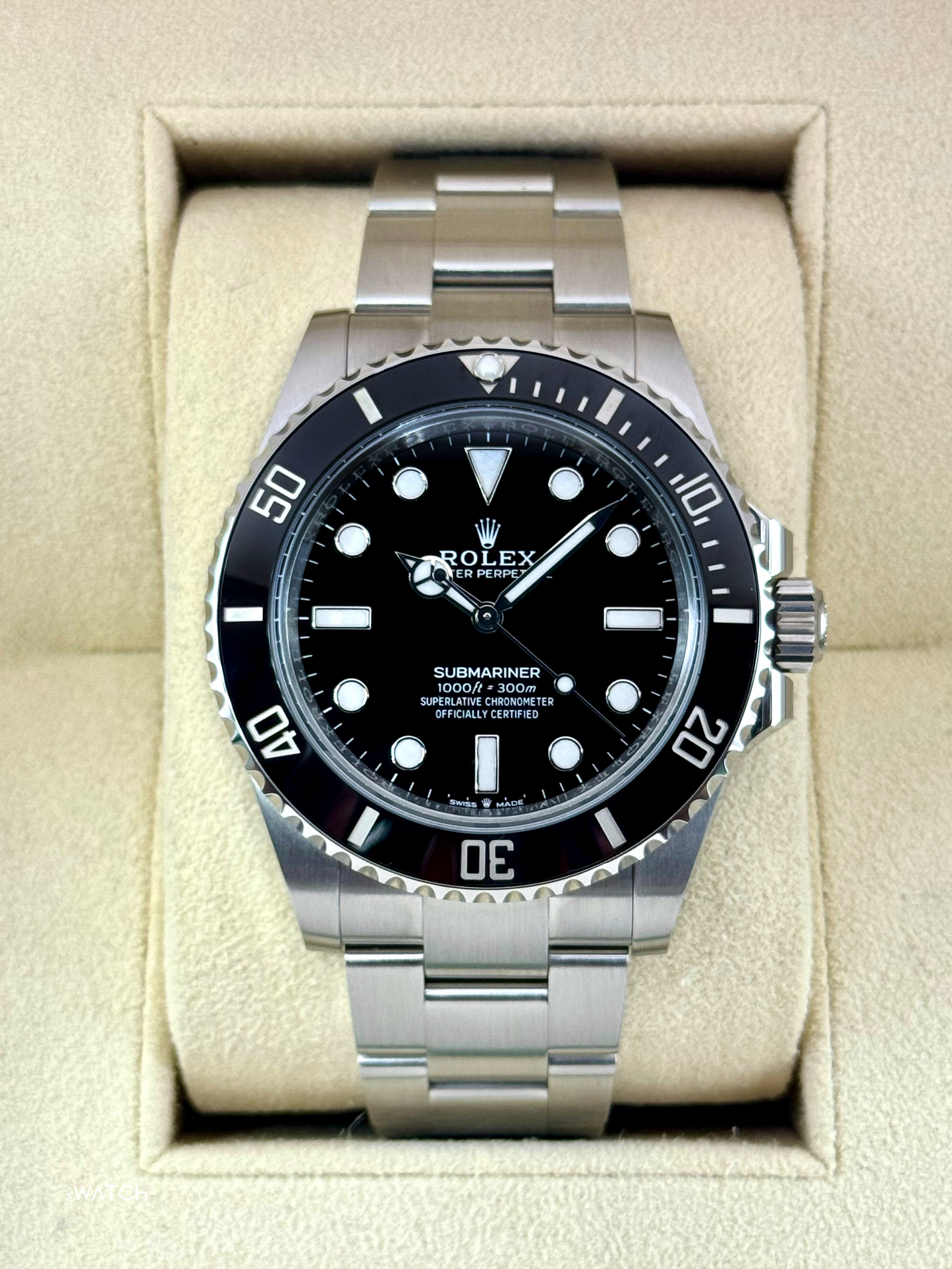 2025 Rolex Submariner 41mm 124060 Stainless Steel Black Dial