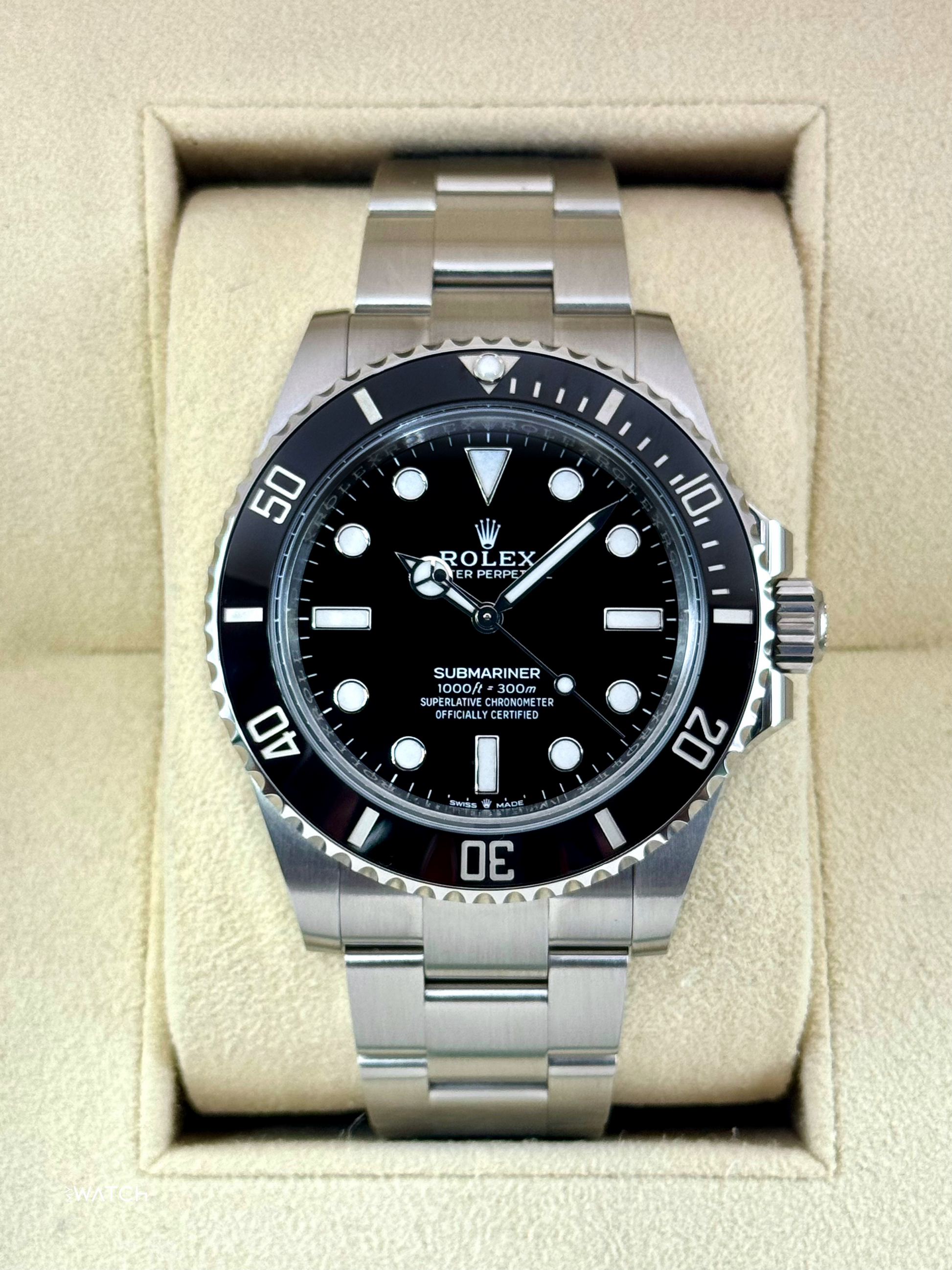 2025 Rolex Submariner 41mm 124060 Stainless Steel Black Dial - MyWatchLLC