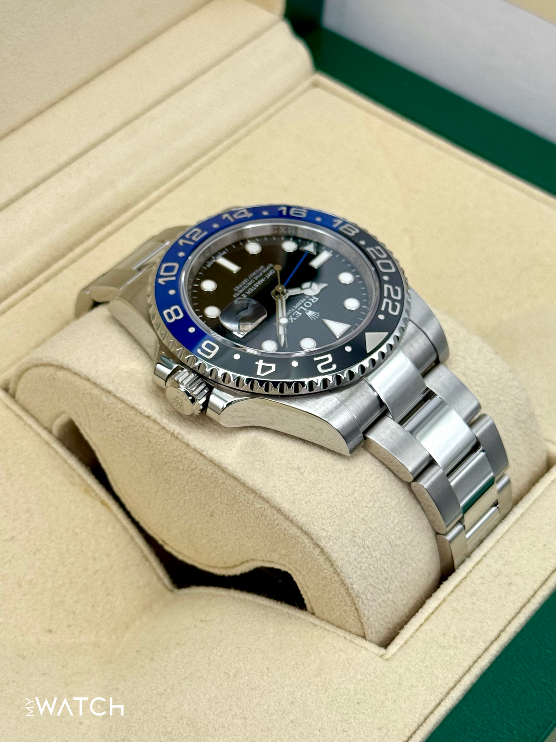 2016 Rolex GMT-Master II "Batman" 40mm 116710BLNR Oyster - MyWatchLLC