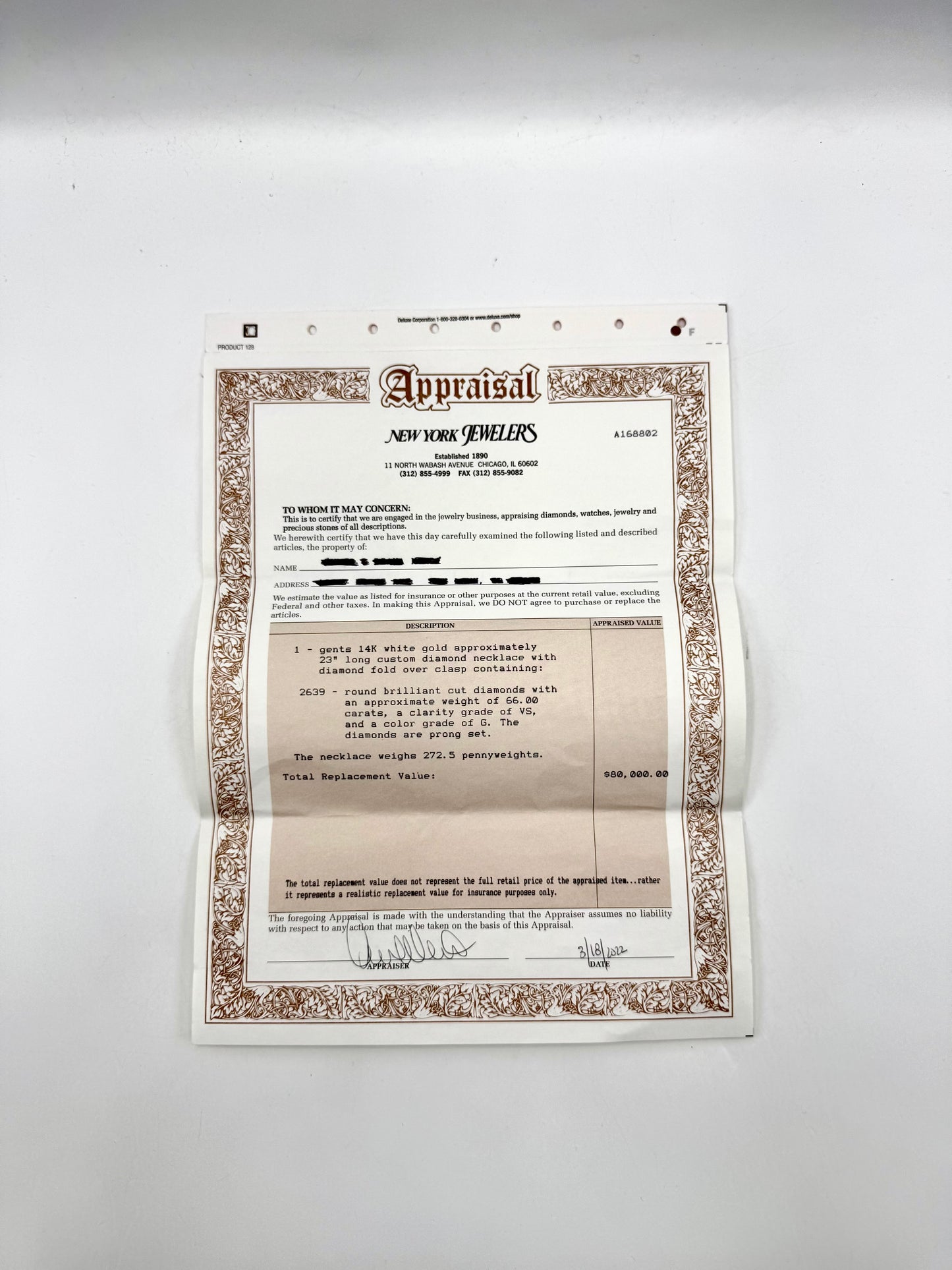 Iced Out Diamond Prong Cuban Link 14K White Gold Chain 423grams 66ct VS - MyWatchLLC