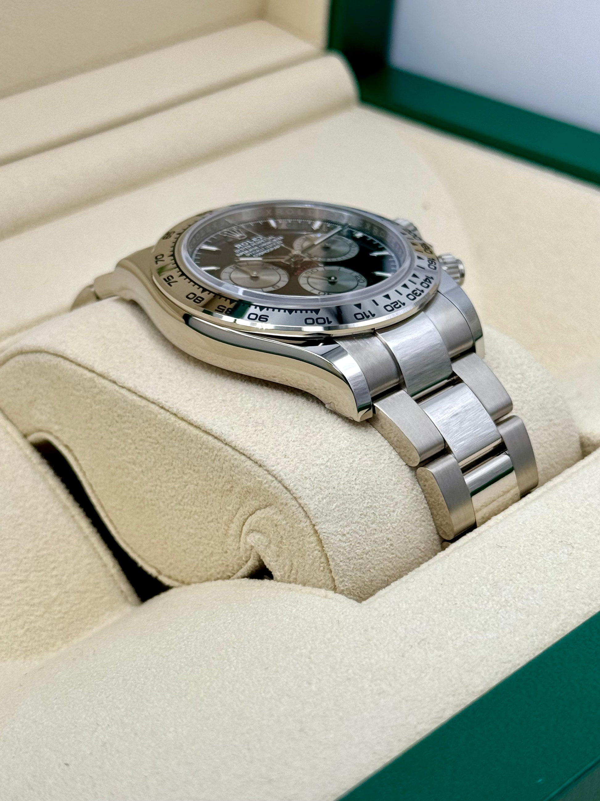 NEW 2023 Rolex Daytona 40mm 126509 White Gold Black Dial - MyWatchLLC