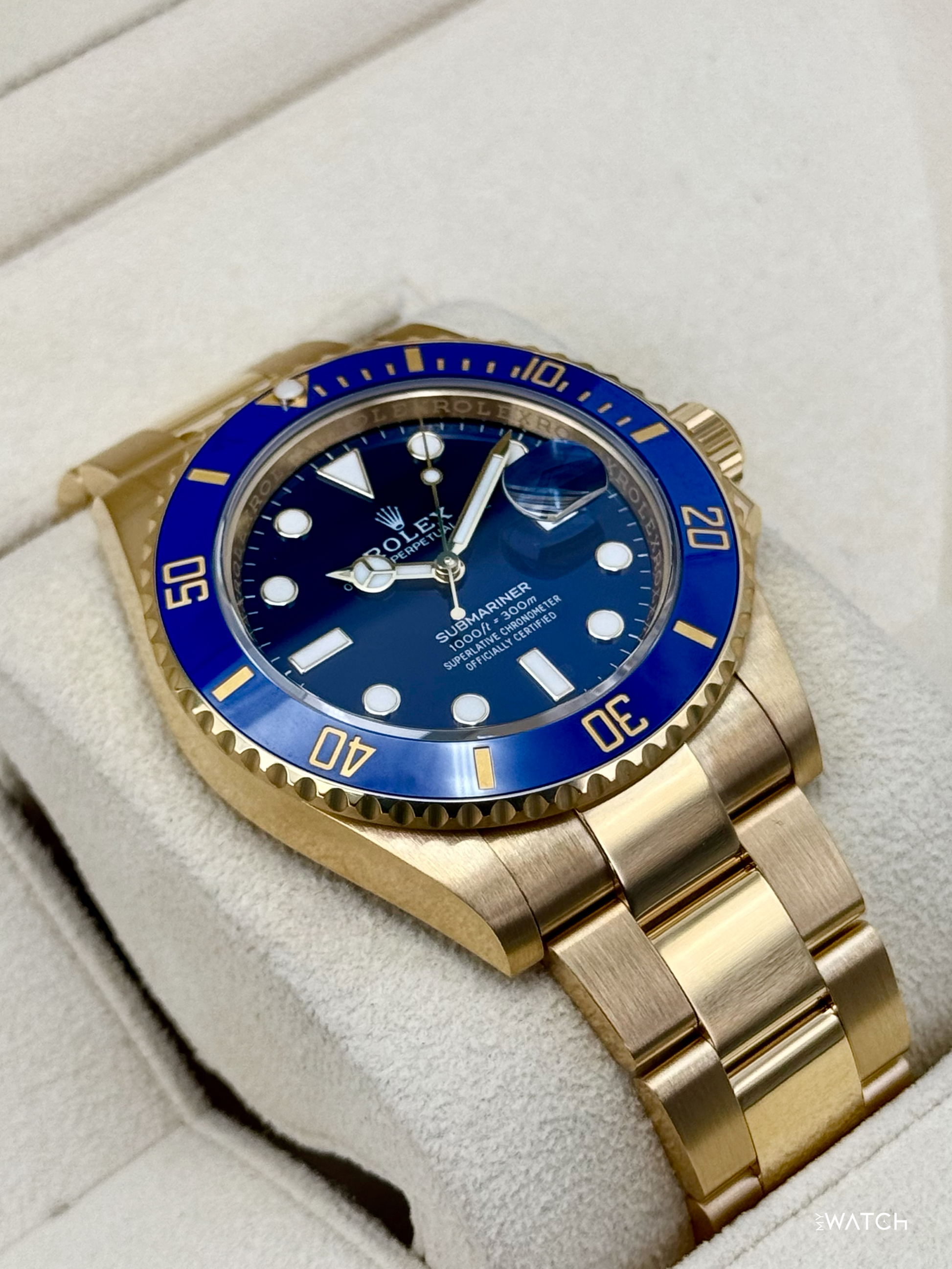 2024 Rolex Submariner "Bluesy" 41mm 126618LB Yellow Gold Blue Dial - MyWatchLLC