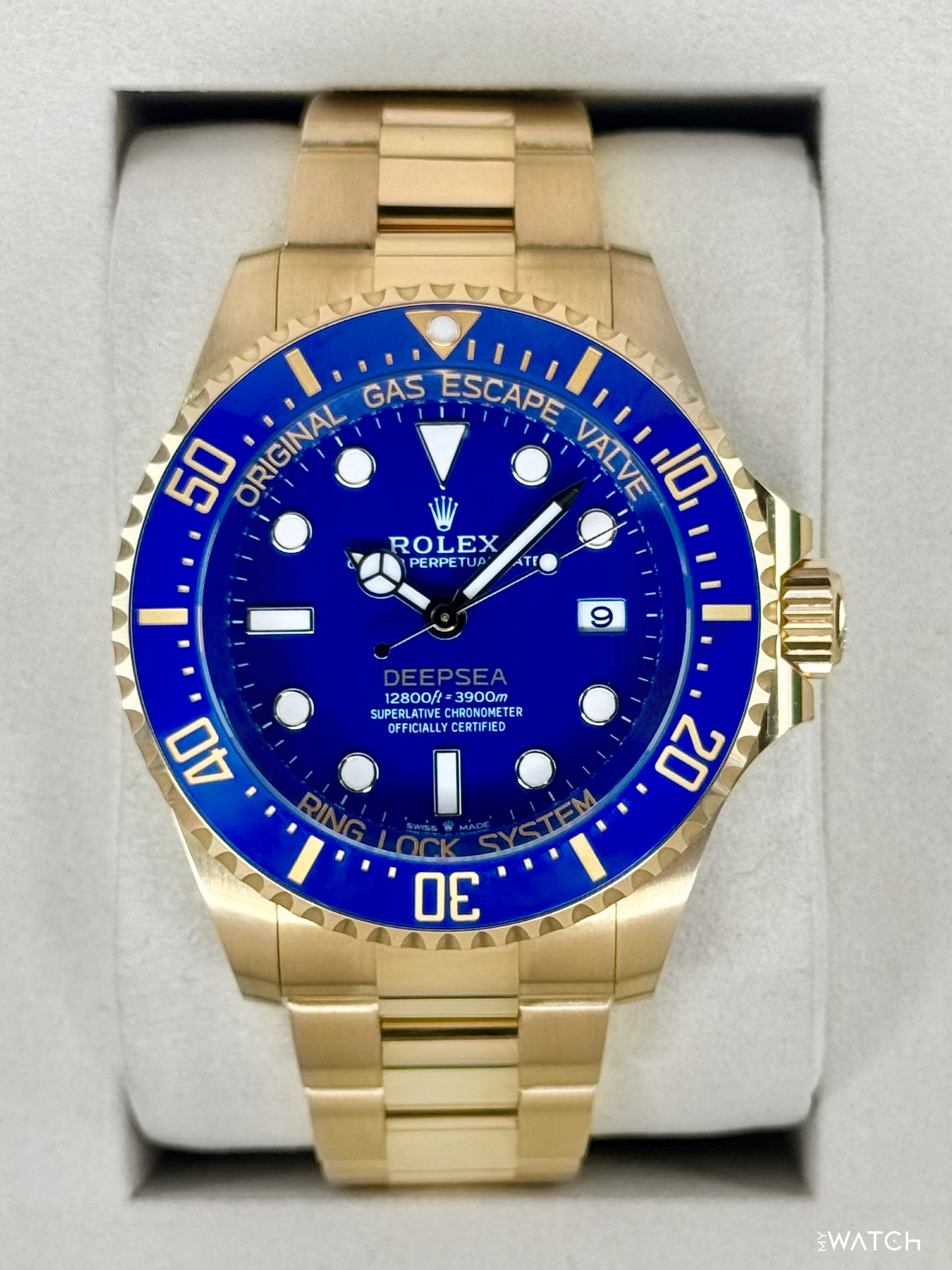 NEW 2026 Rolex Deepsea 44mm 136668LB 18K Yellow Gold Blue Dial (STICKE