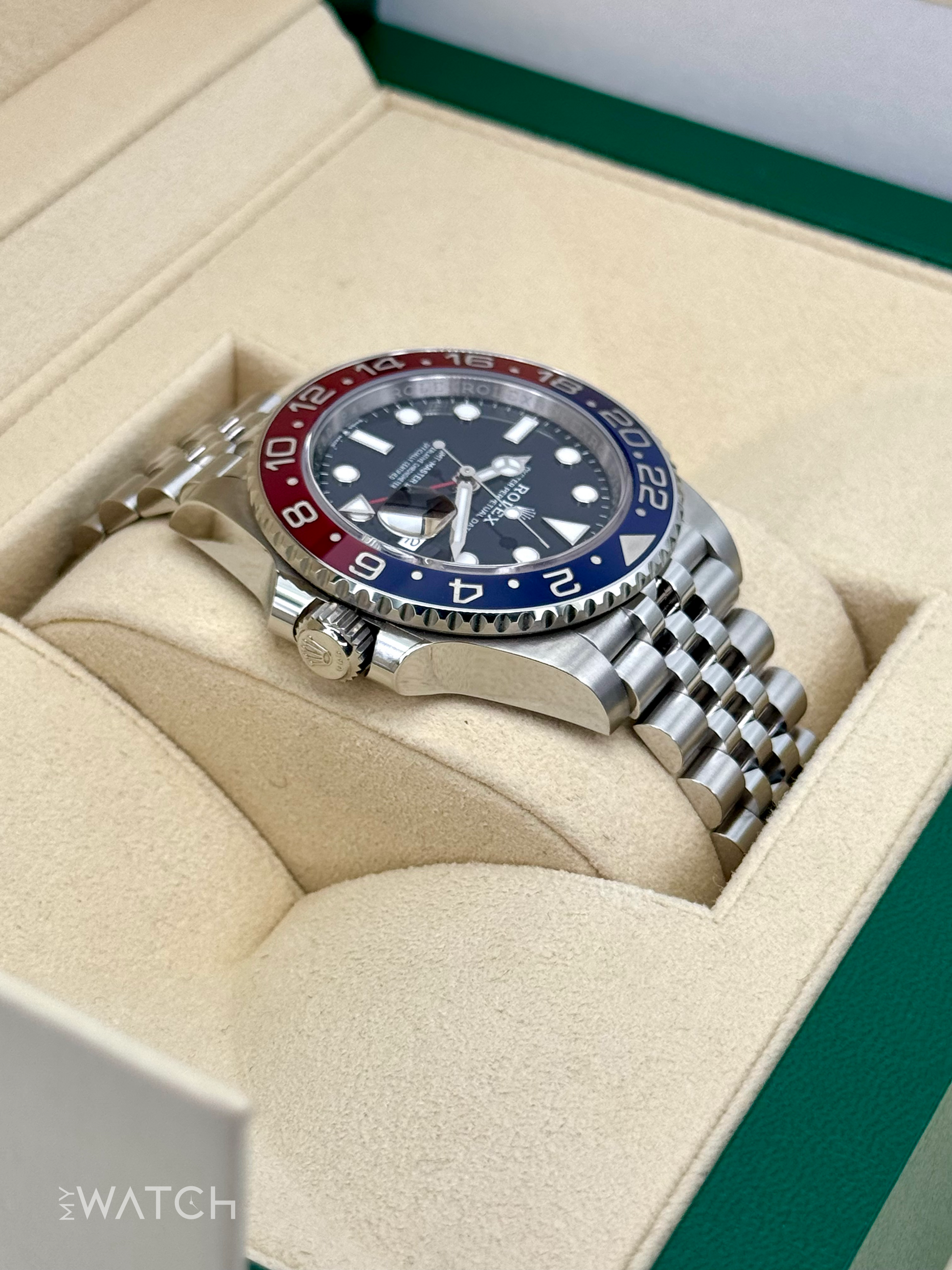 2024 Rolex GMT-Master II "Pepsi" 40mm 126710BLRO Jubilee - MyWatchLLC