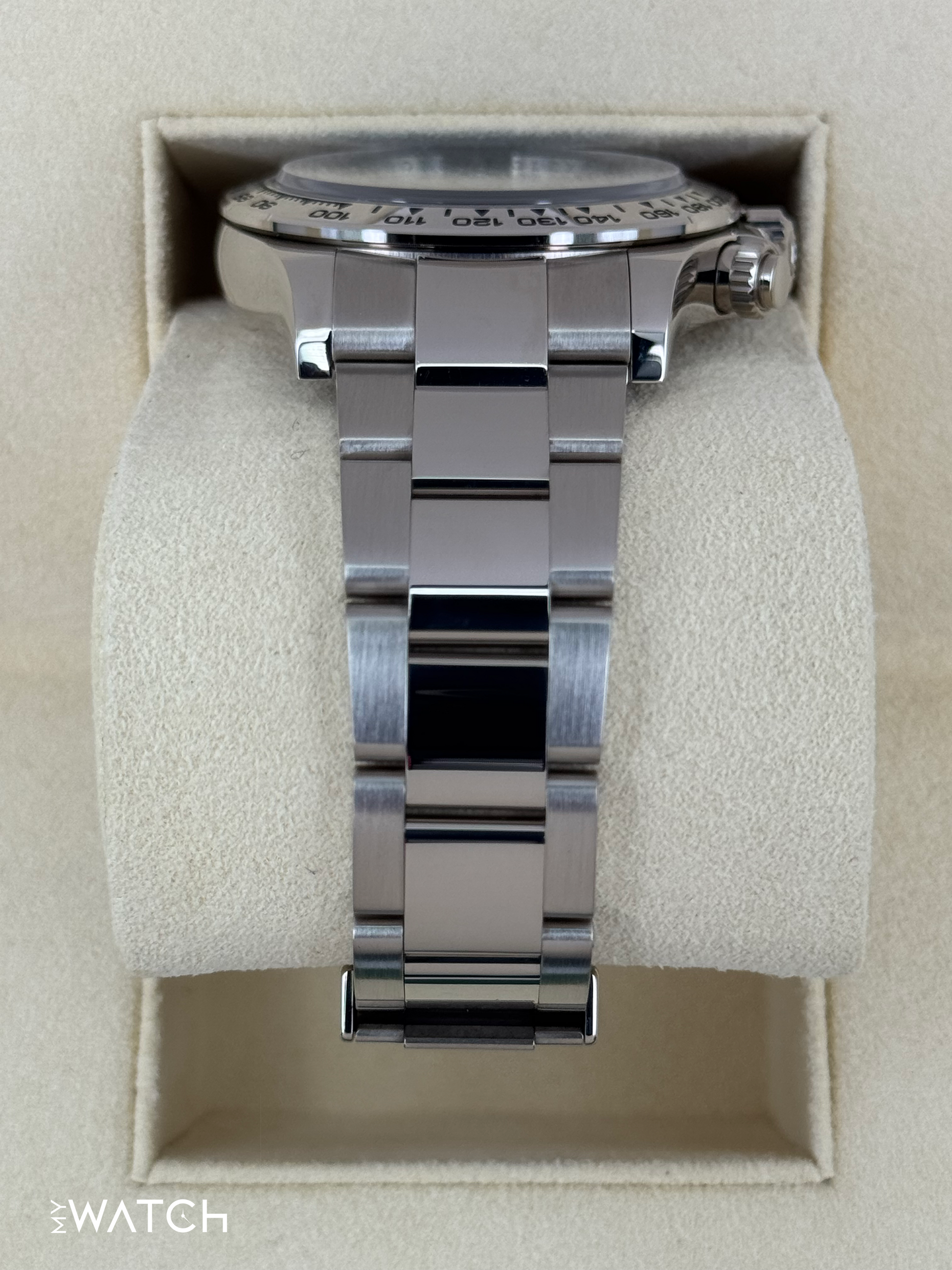 2019 Rolex Daytona 40mm 116509 White Gold Blue Dial - MyWatchLLC