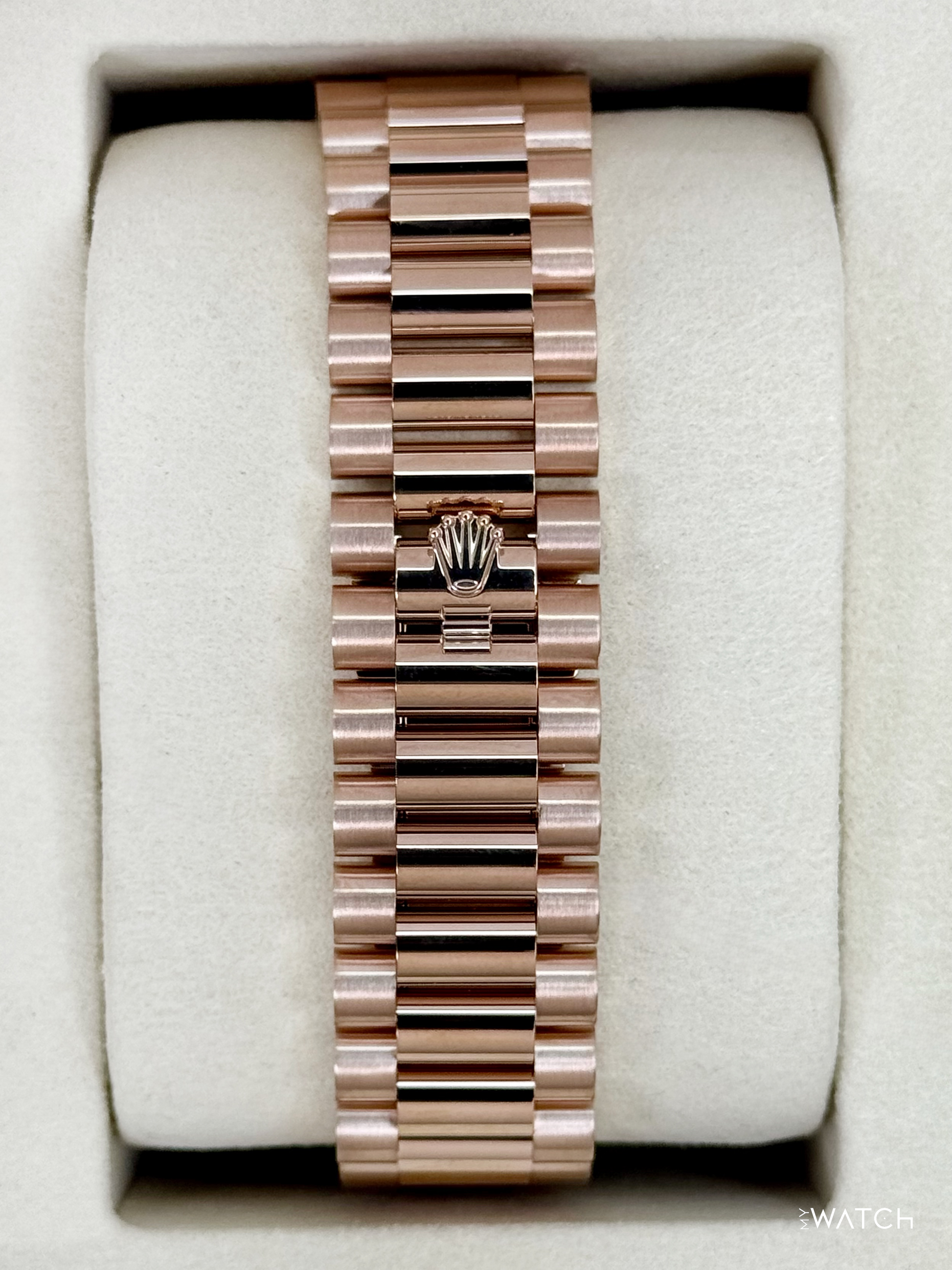 NEW 2025 Rolex Day-Date 40mm 228235 Presidential Rose Gold Olive Green Dial (STICKERED) - MyWatchLLC