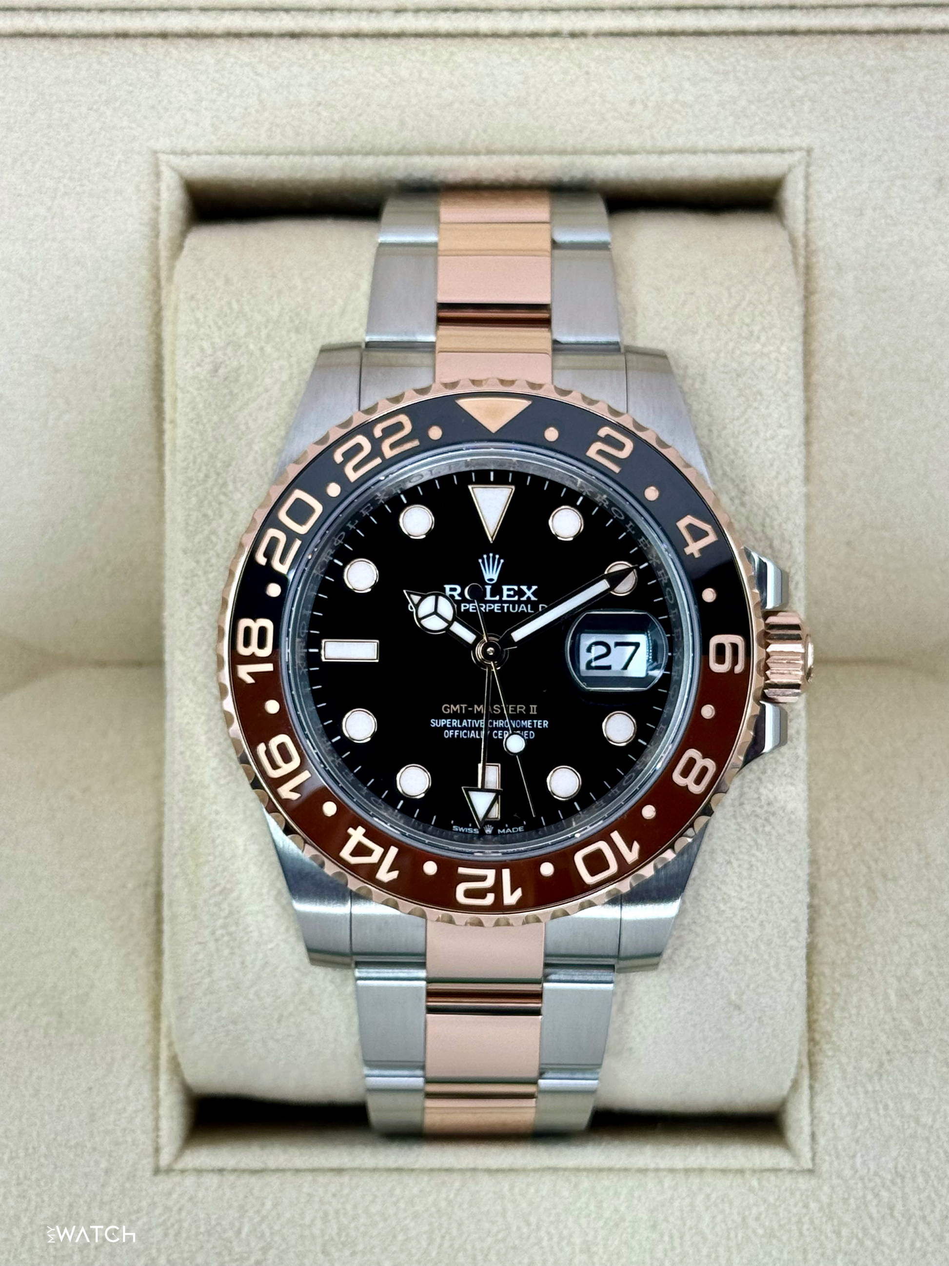 2022 Rolex GMT-Master II "Rootbeer" 40mm 126711CHNR Two-Tone - MyWatchLLC