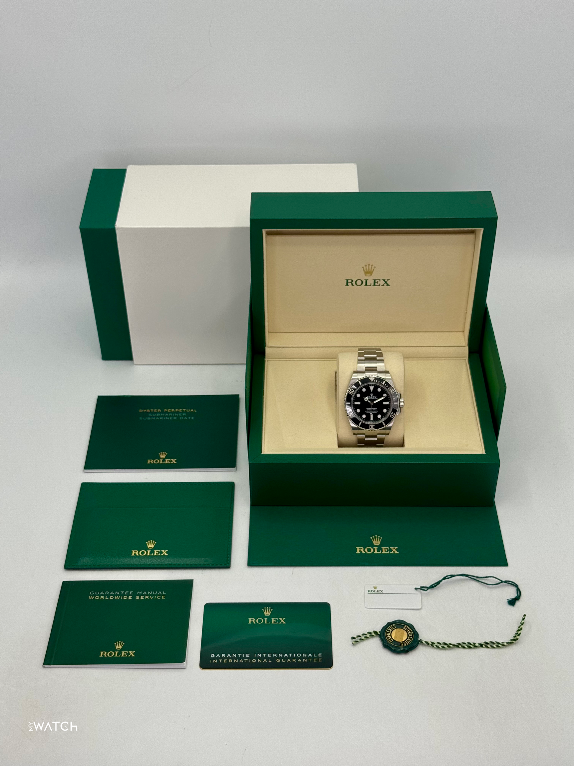 NEW 2025 Rolex Submariner 41mm 124060 Stainless Steel Black Dial (STICKERED) - MyWatchLLC