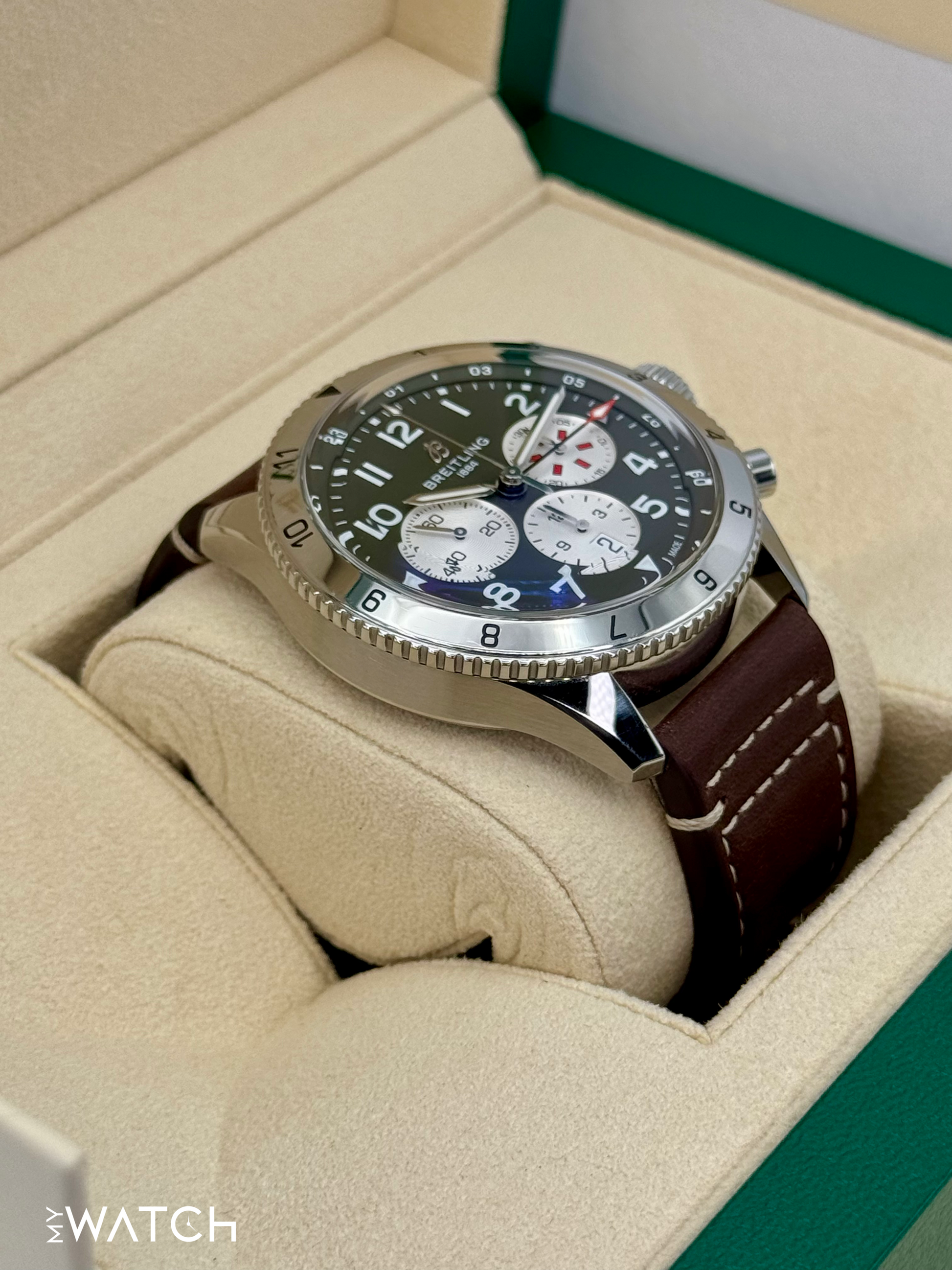 2022 Breitling Super Avi B04 Chronograph GMT "Curtis Warhawk" AB0445 - MyWatchLLC