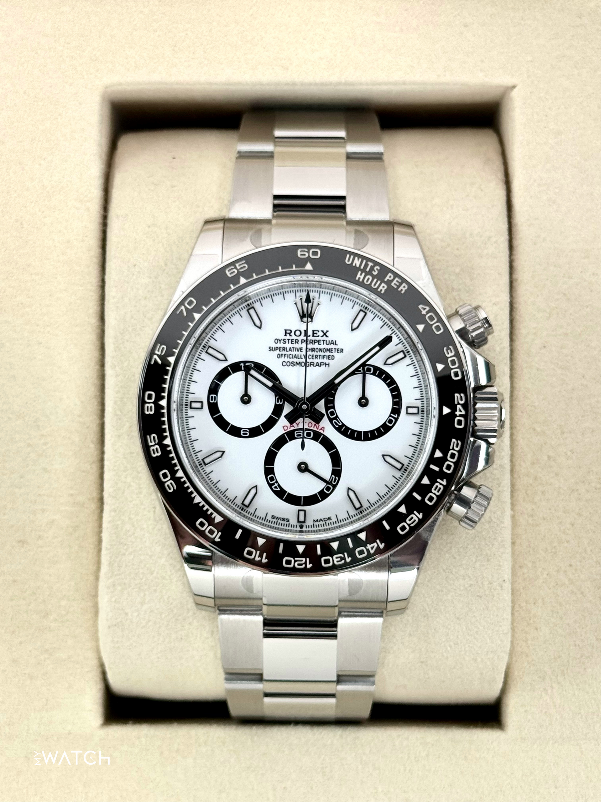 NEW 2025 Rolex Daytona 40mm 126500LN Stainless Steel Panda Dial (STICKERED) - MyWatchLLC