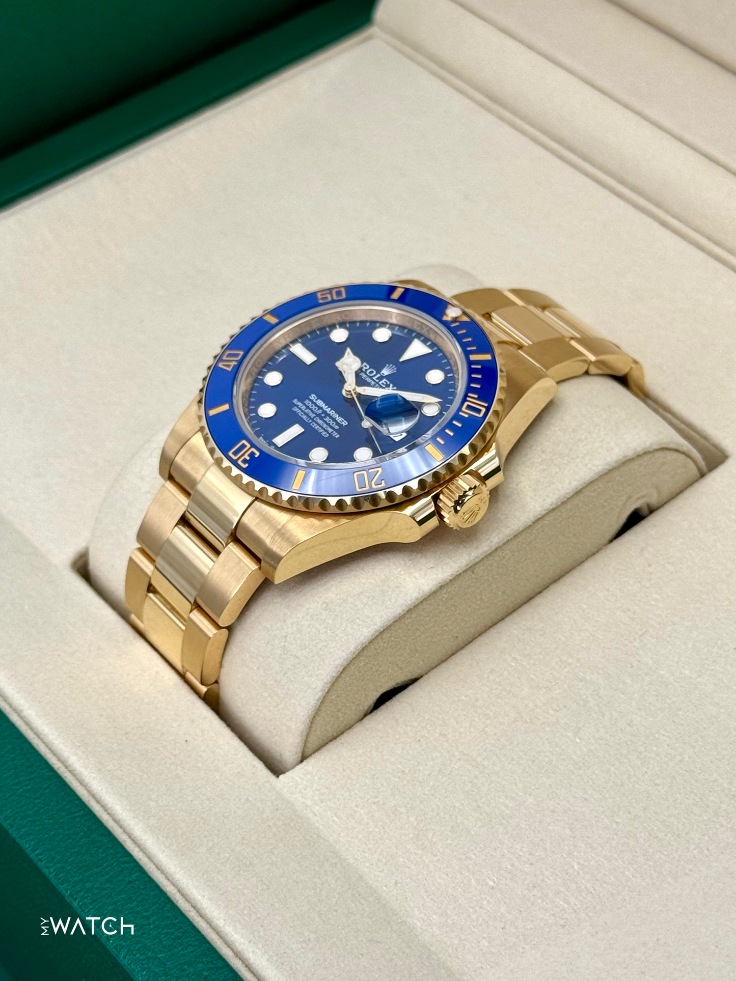 NEW 2025 Rolex Submariner "Bluesy" 41mm 126618LB Yellow Gold Blue Dial - MyWatchLLC
