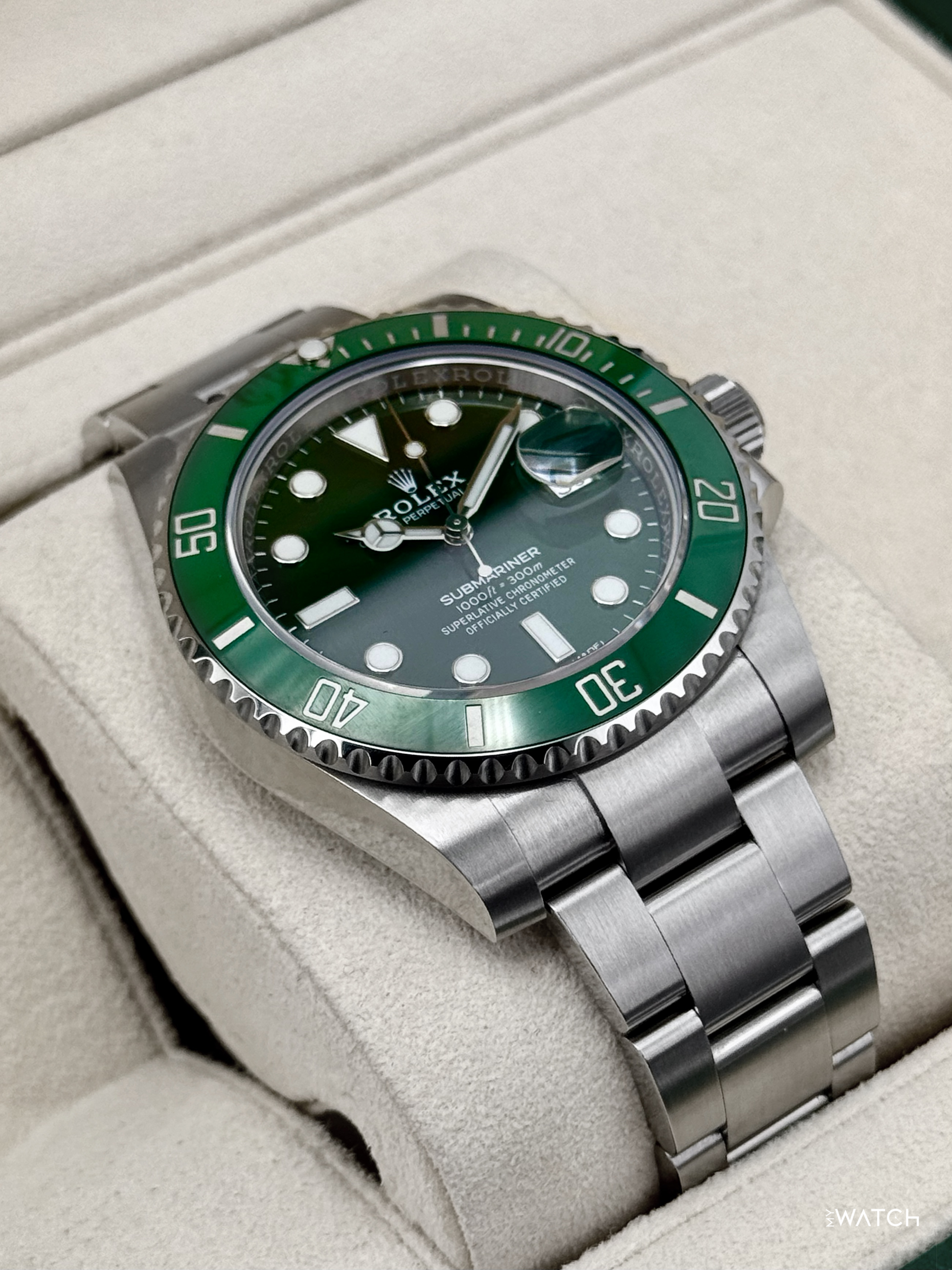 2019 Rolex Submariner “Hulk” 40mm 116610LV Green Dial - MyWatchLLC