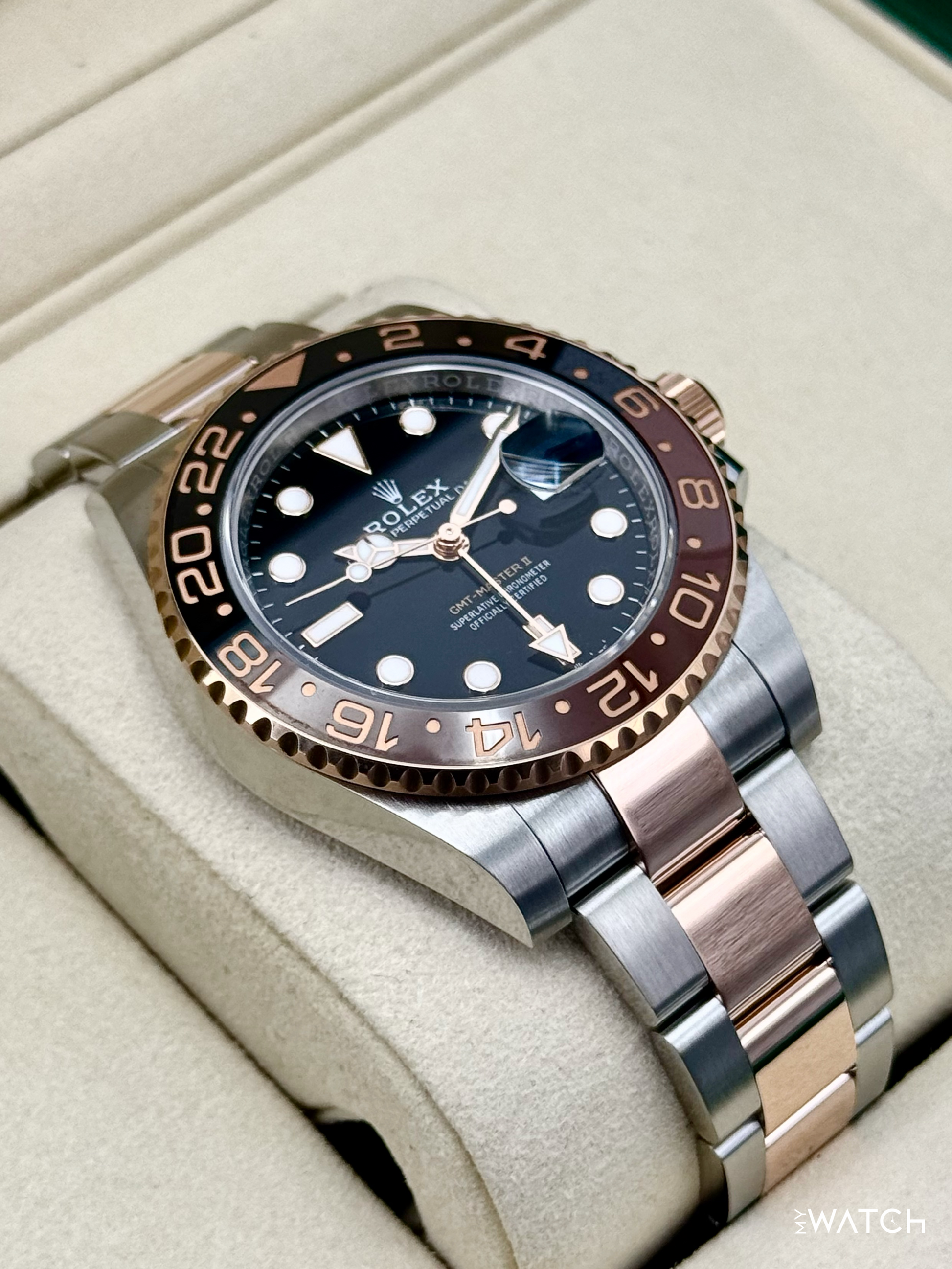 2025 Rolex GMT-Master II "Rootbeer" 40mm 126711CHNR Two-Tone - MyWatchLLC
