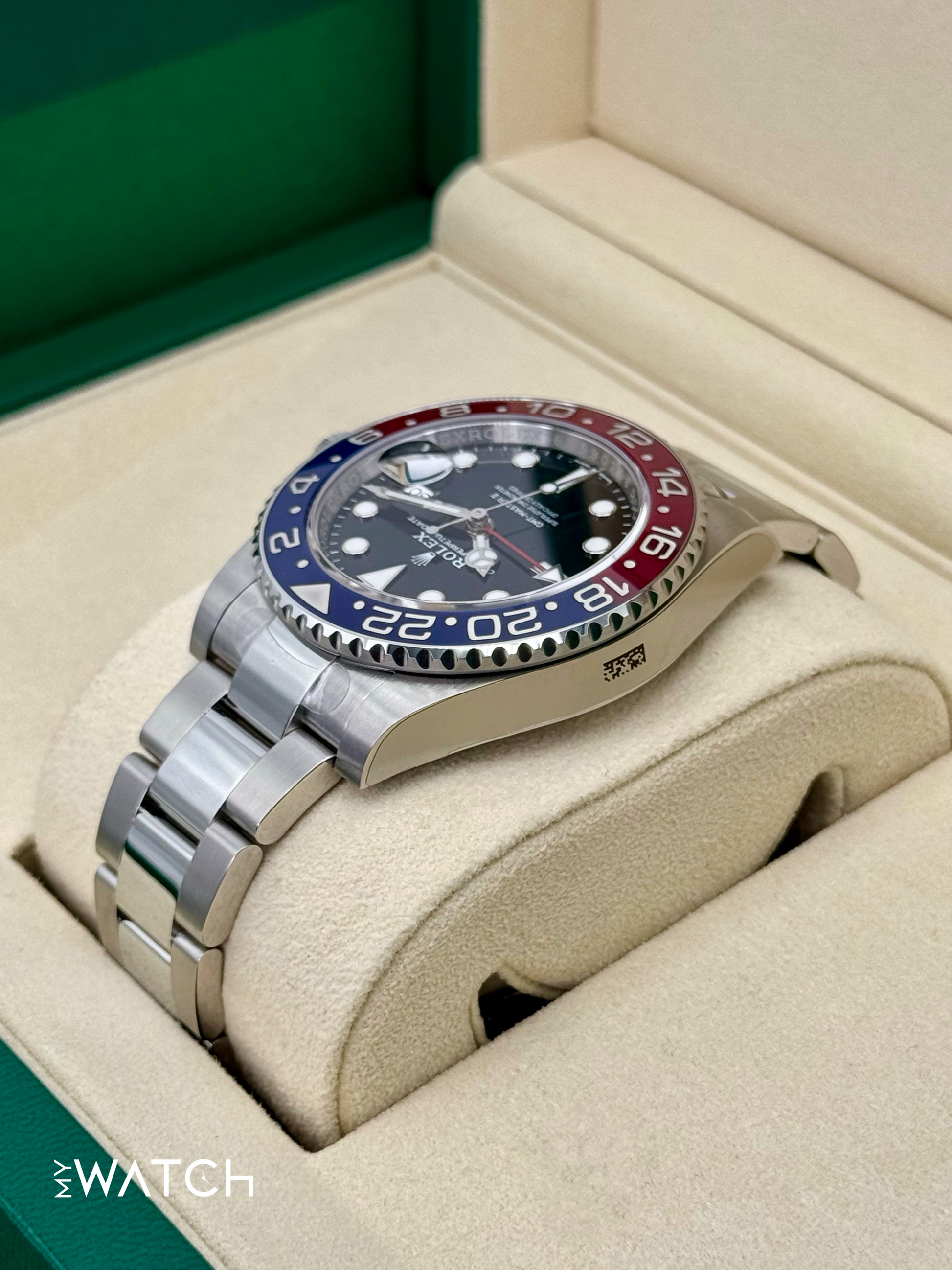 NEW 2025 Rolex GMT-Master II "Pepsi" 40mm 126710BLRO Oyster - MyWatchLLC