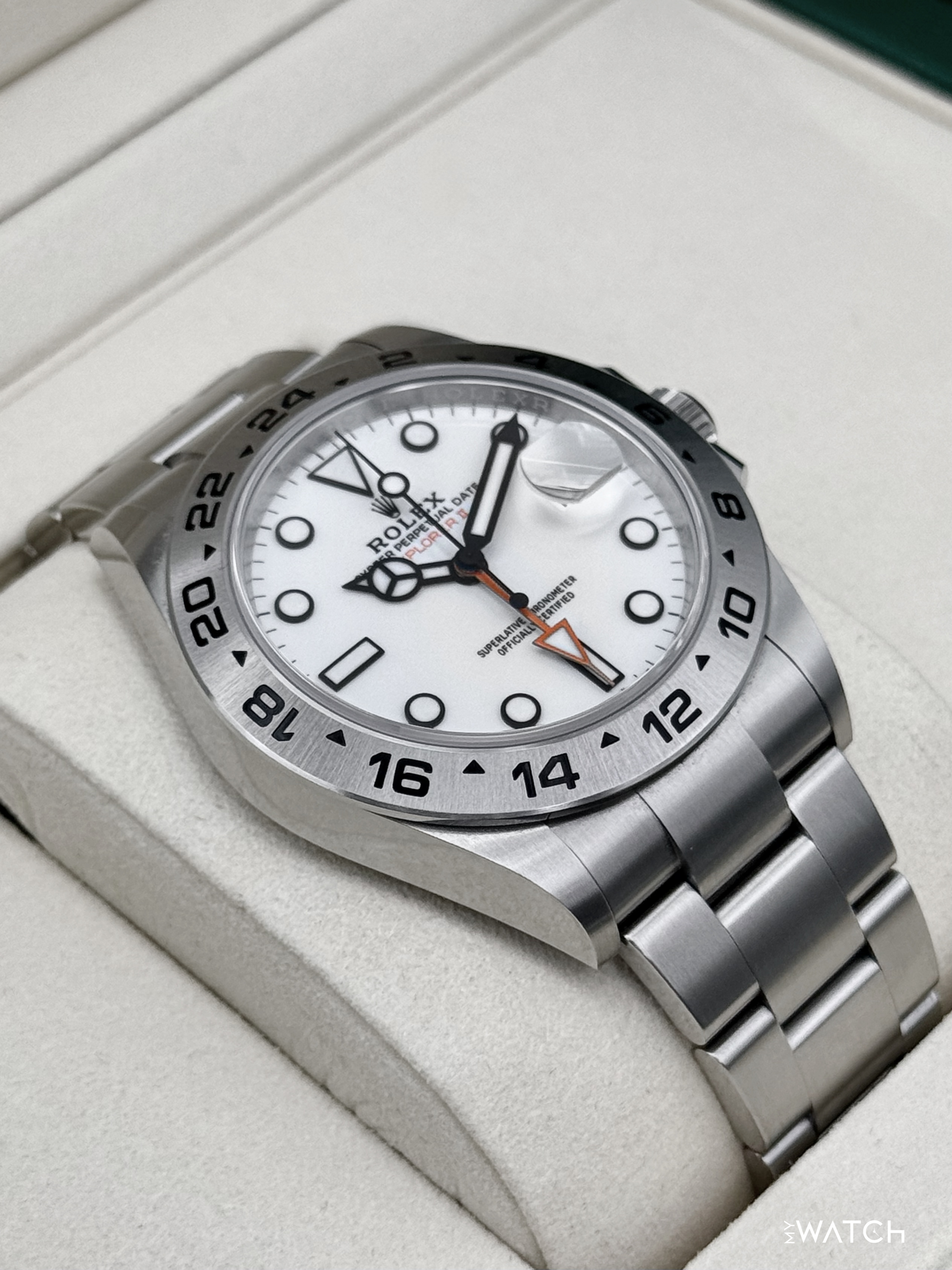 2025 Rolex Explorer II 42mm 226570 Polar White Dial - MyWatchLLC