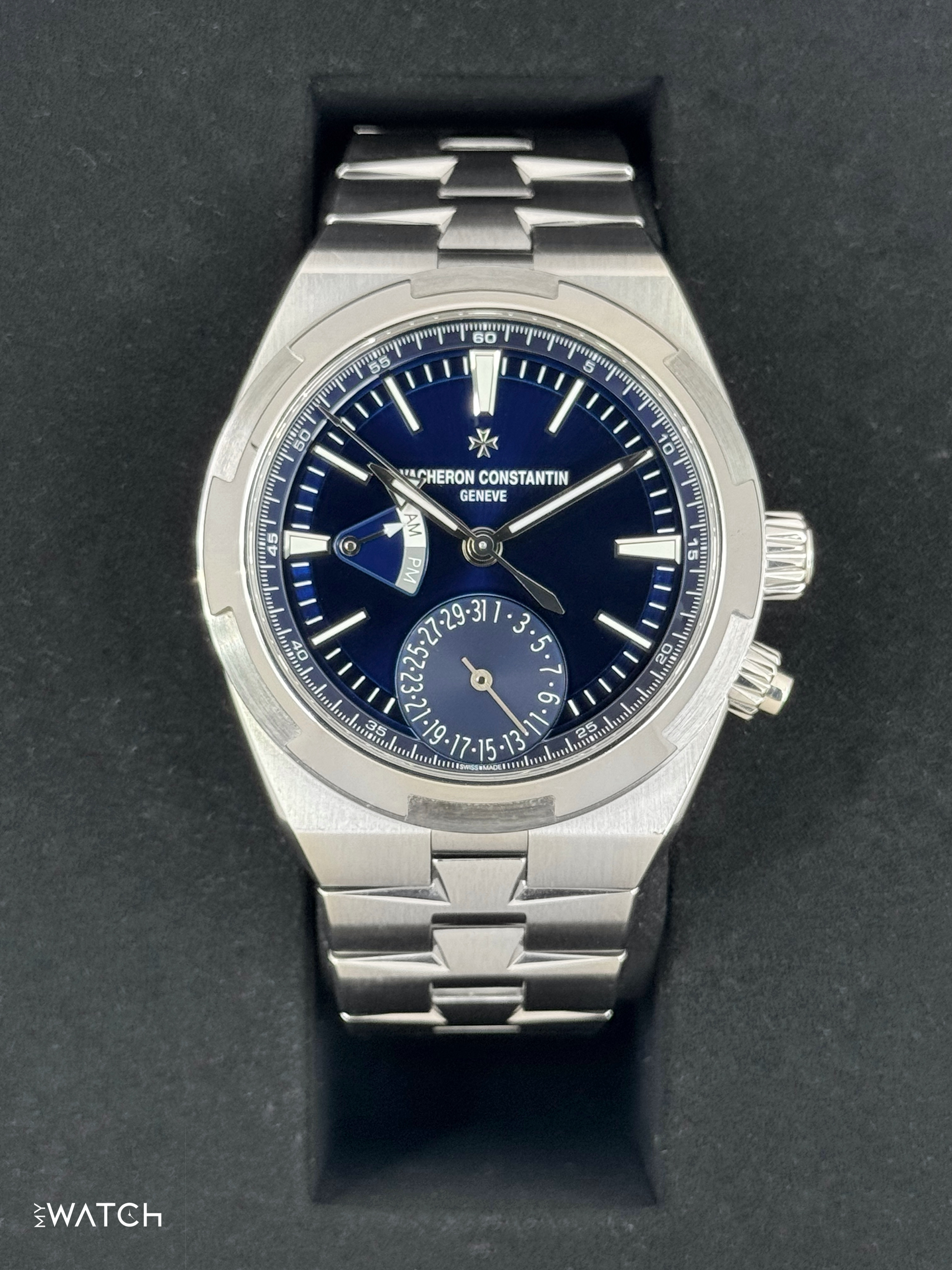 2023 Vacheron Constantin Overseas Dual Time 41mm 7900V Blue Dial - MyWatchLLC