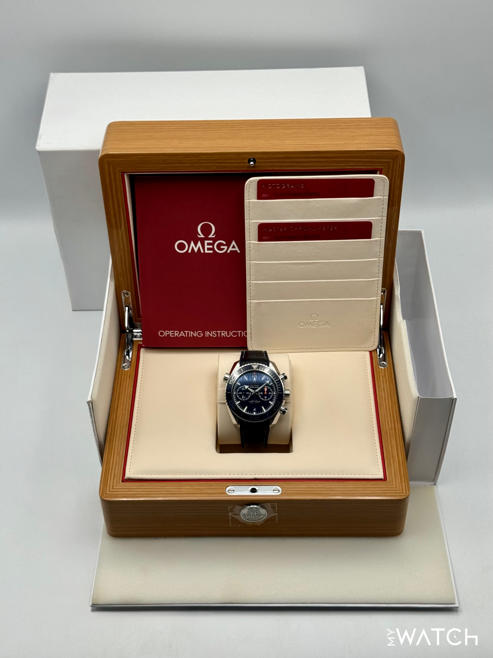 Omega Seamaster Planet Ocean 45.5mm 215.33.46.51.03.001 Blue Dial - MyWatchLLC