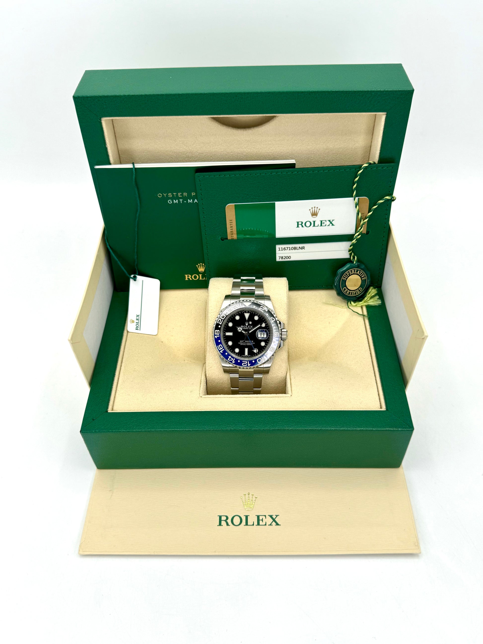 2017 Rolex GMT-Master II "Batman" 40mm 116710BLNR Oyster Black Dial - MyWatchLLC
