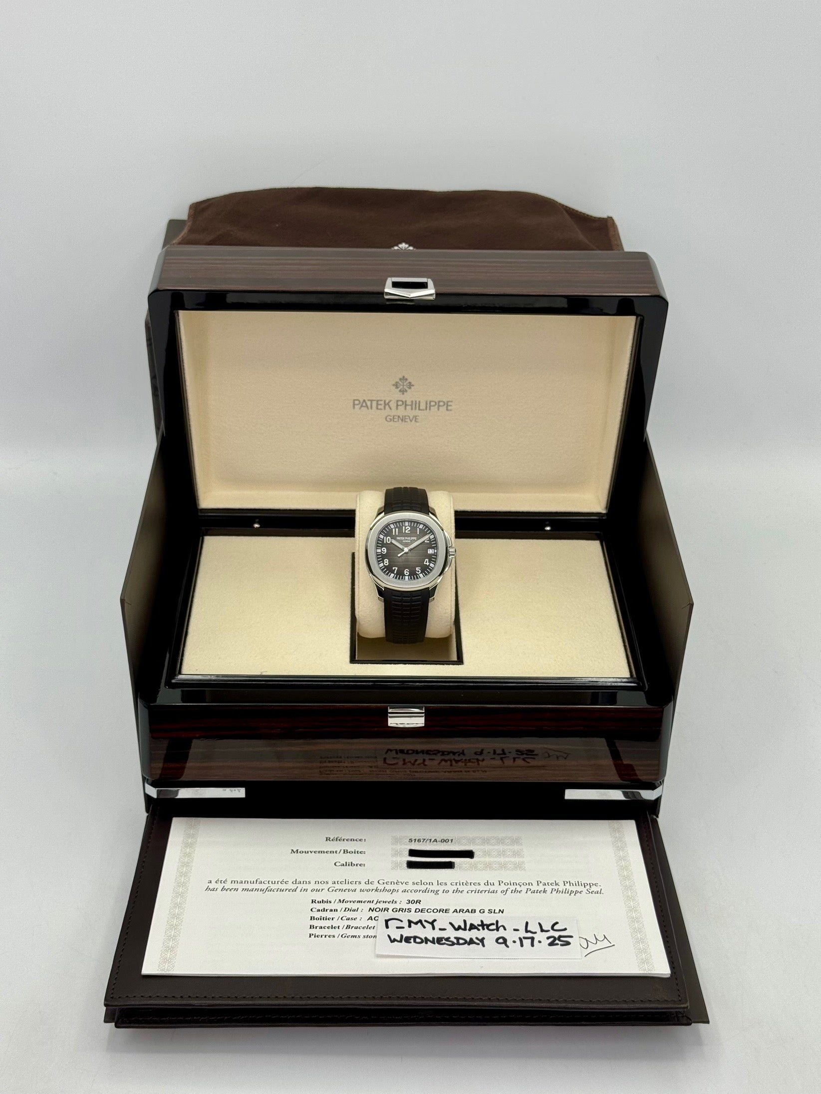 2022 Patek Philippe Aquanaut 5167/1A-001 40mm Stainless Steel Gray Dial - MyWatchLLC