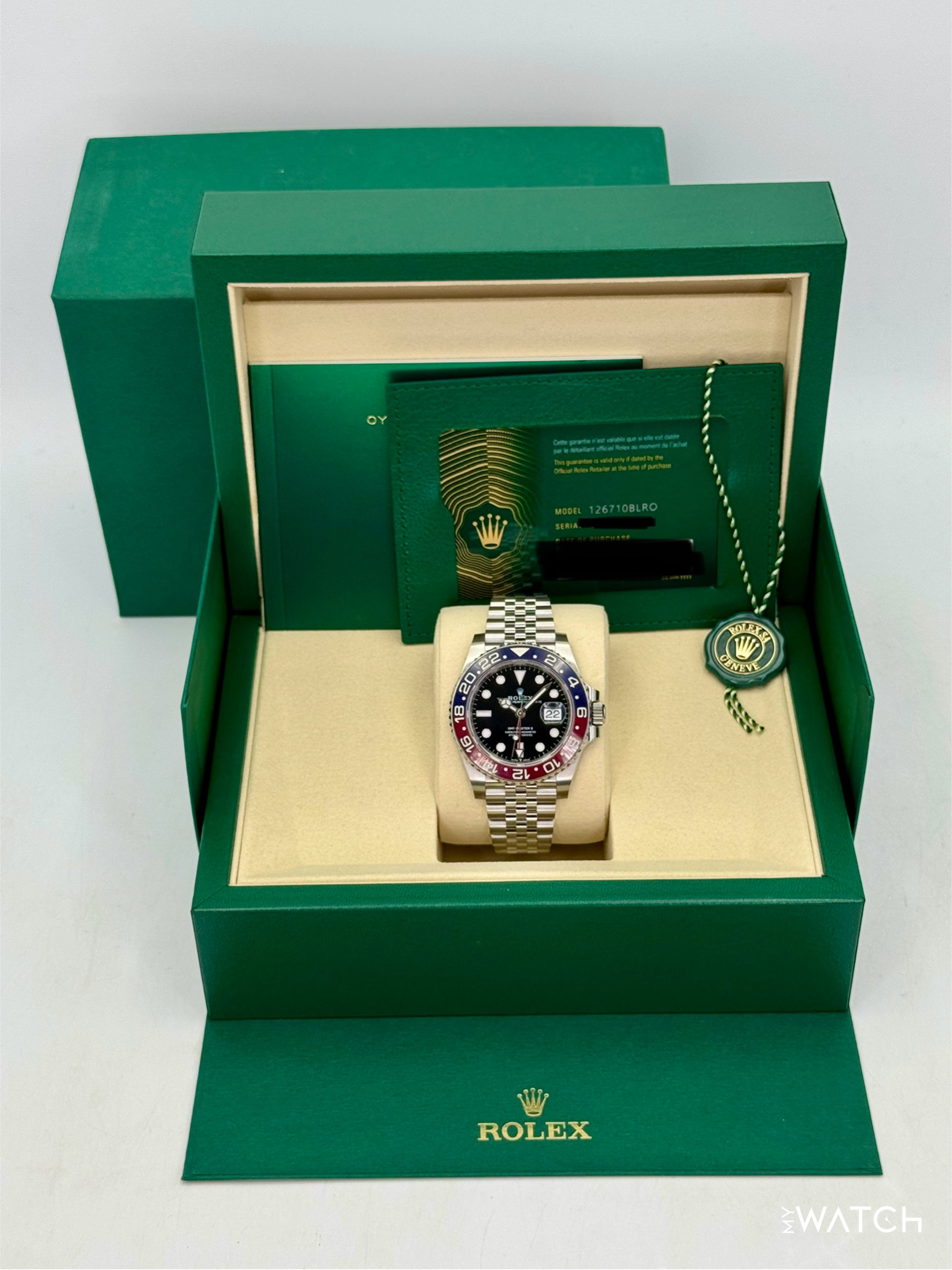 NEW 2026 Rolex GMT-Master II "Pepsi" 40mm 126710BLRO Jubilee - MyWatchLLC