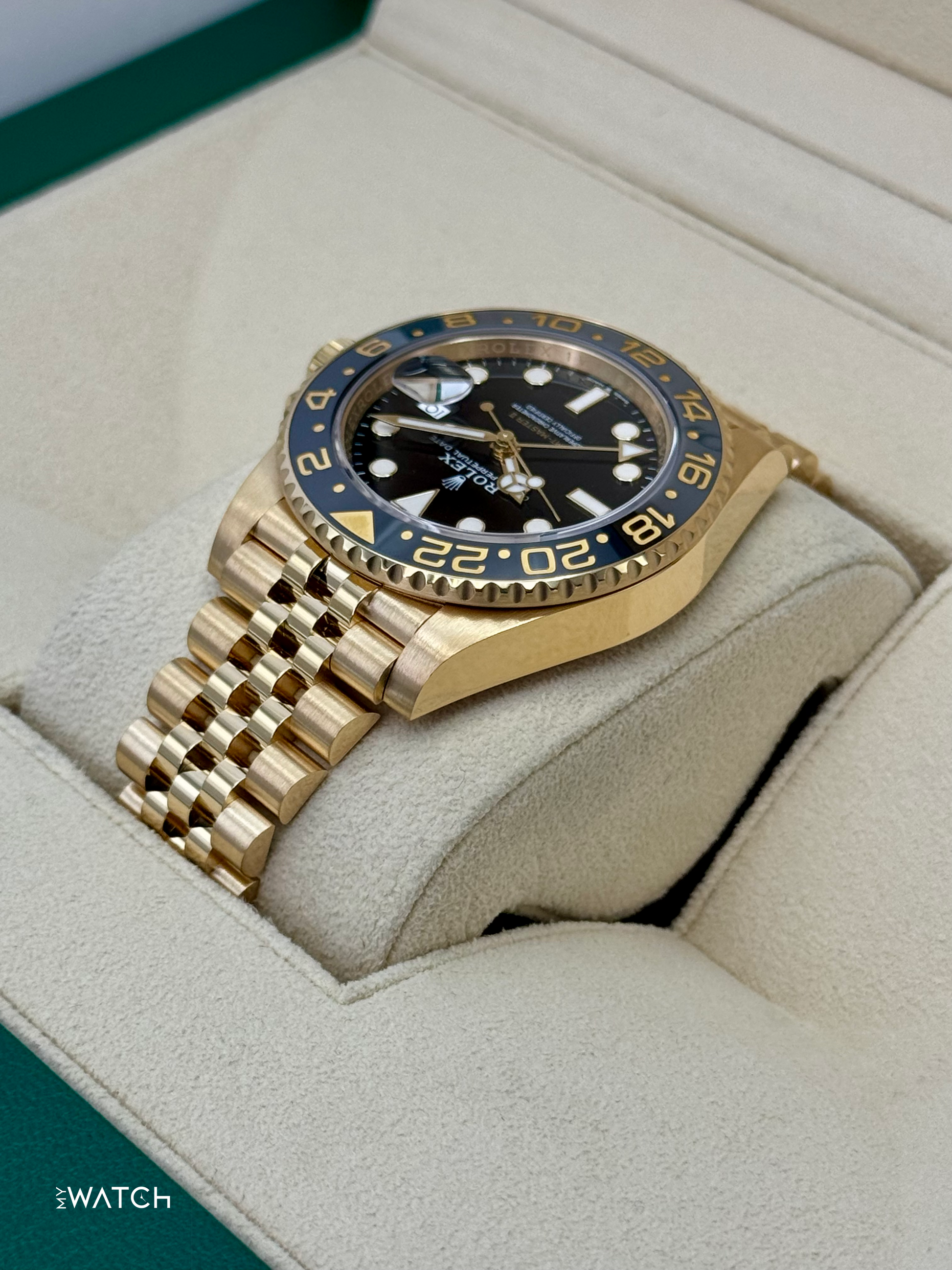 2025 Rolex GMT-Master II 40mm 126718GRNR Jubilee Black Dial - MyWatchLLC