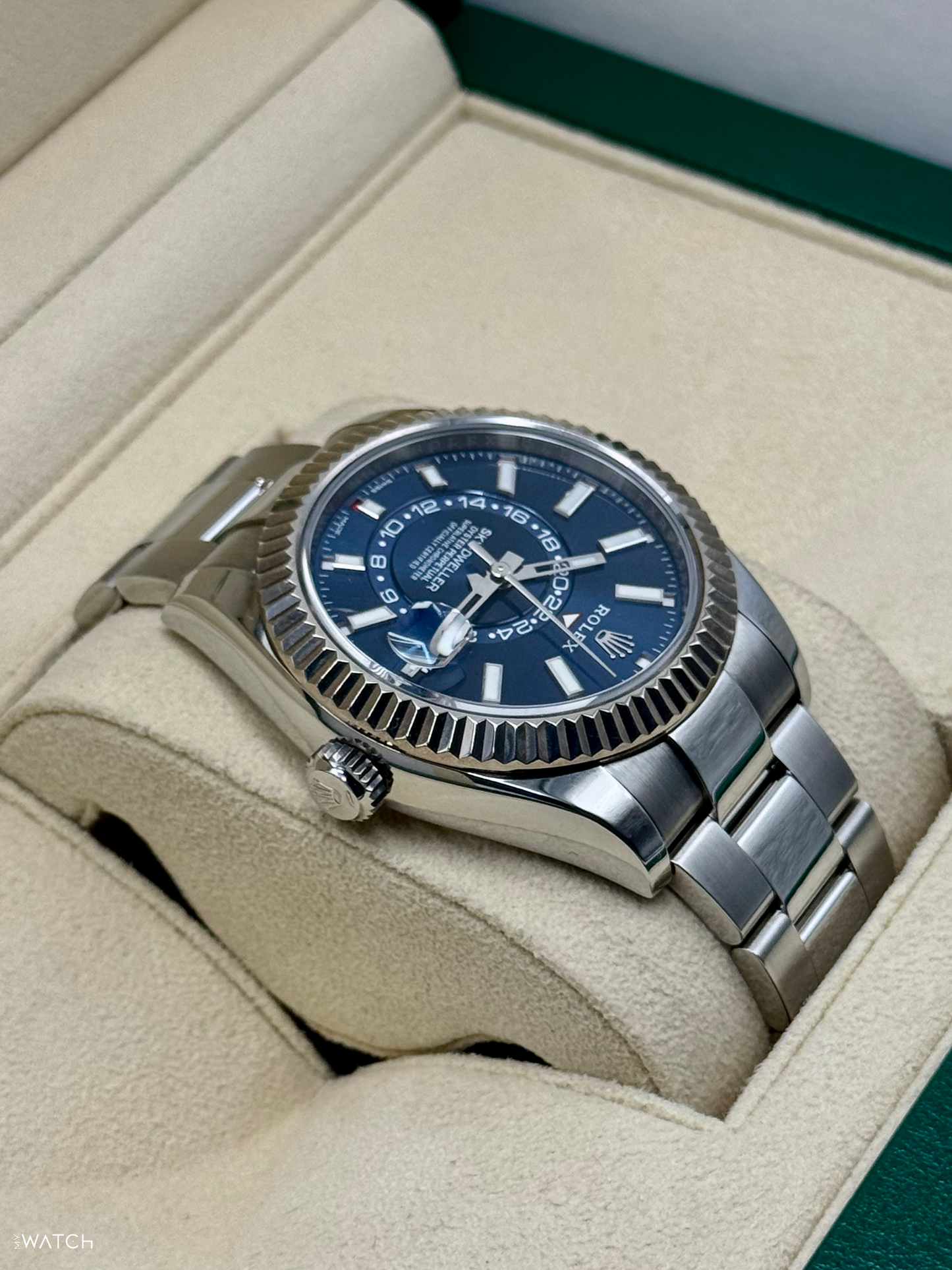 2023 Rolex Sky-Dweller 42mm 326934 Oyster Blue Dial - MyWatchLLC
