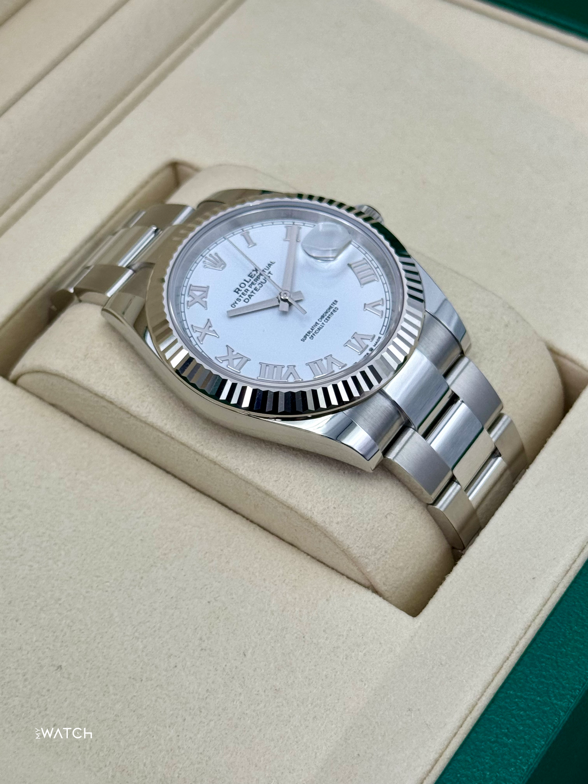NEW 2025 Rolex Datejust 41mm 126334 Stainless Steel Oyster White Dial - MyWatchLLC