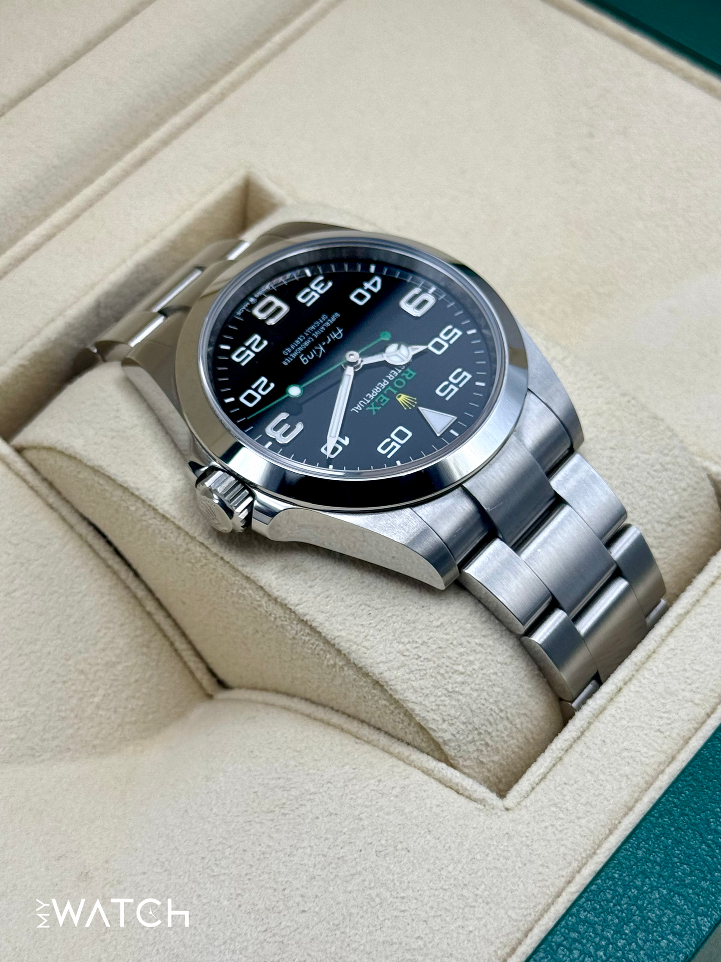 2024 Rolex Air-King 40mm 126900 Stainless Steel Black Dial