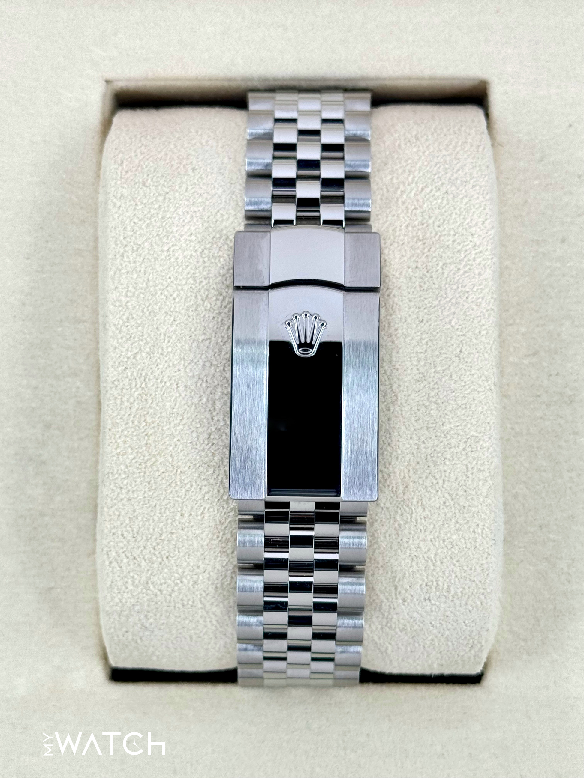 New 2025 Rolex Datejust 41mm 126334 Stainless Steel Jubilee White Dial - MyWatchLLC