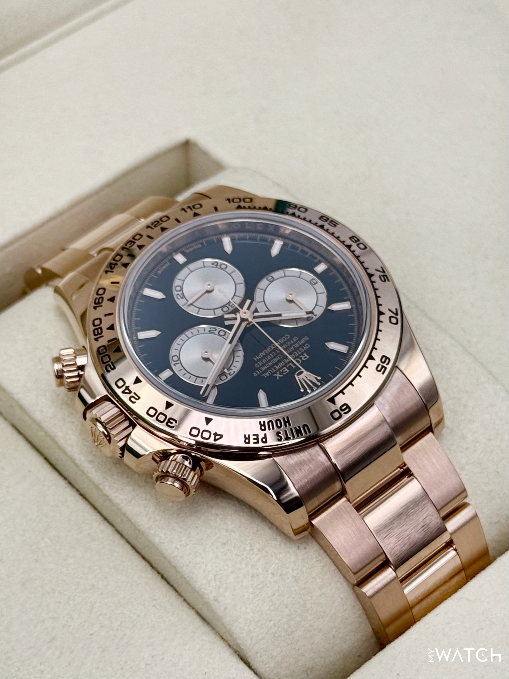 NEW 2025 Rolex Daytona 40mm 126505 Rose Gold Black Dial - MyWatchLLC