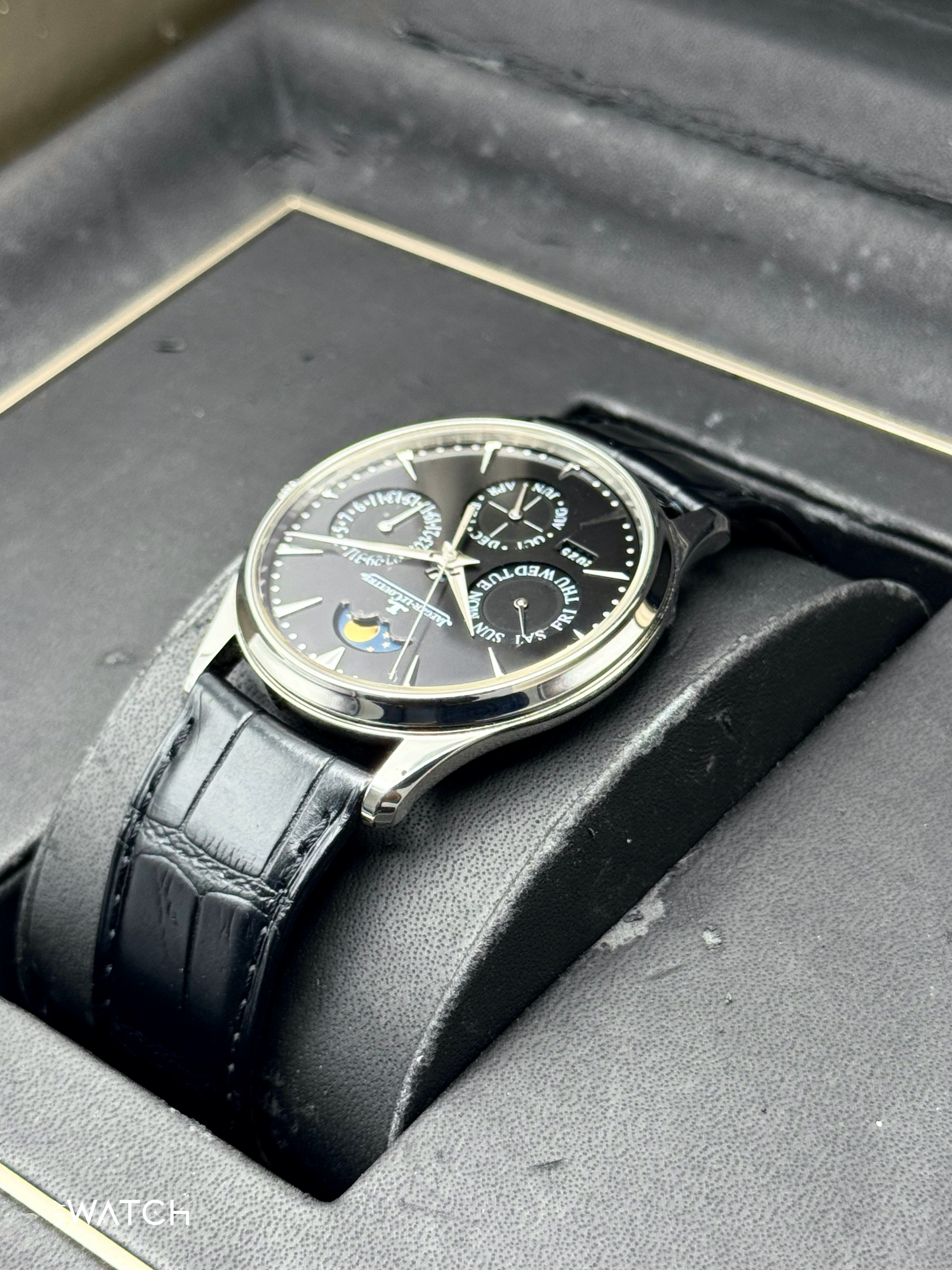 2019 Jaeger-LeCoultre Master Ultra Thin 39mm Q1308470 Black Dial - MyWatchLLC