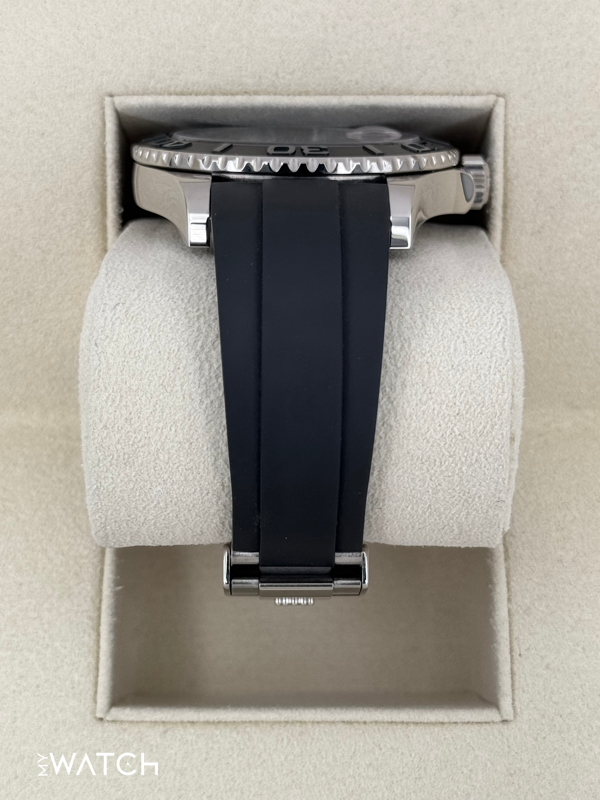 2020 Rolex Yacht-Master 42mm 226659 White Gold Oysterflex Black Dial - MyWatchLLC